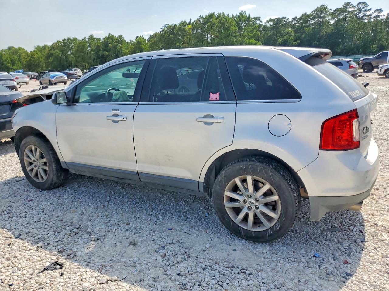 2013 Ford Edge Limited Silver vin: 2FMDK4KC5DBA52511