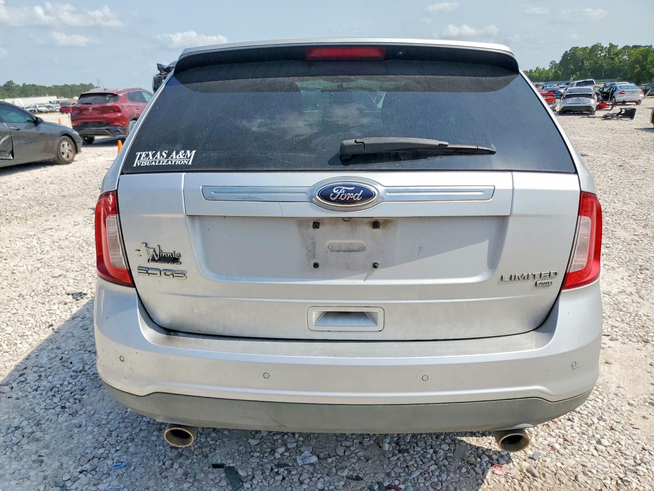 2013 Ford Edge Limited Silver vin: 2FMDK4KC5DBA52511