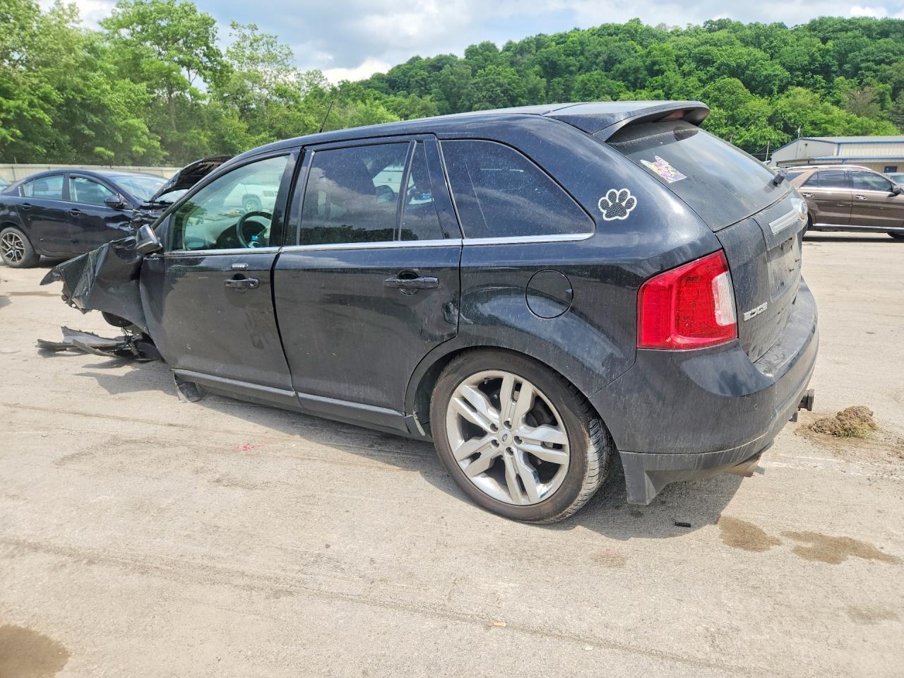 2013 Ford Edge Limited Черный vin: 2FMDK4KC5DBA62505
