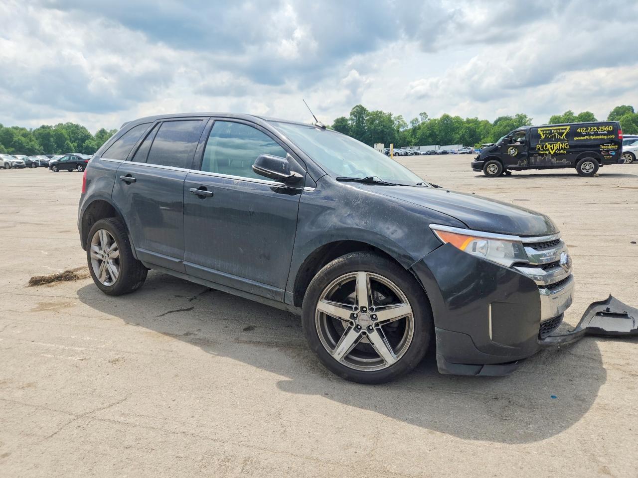 2013 Ford Edge Limited Черный vin: 2FMDK4KC5DBA62505