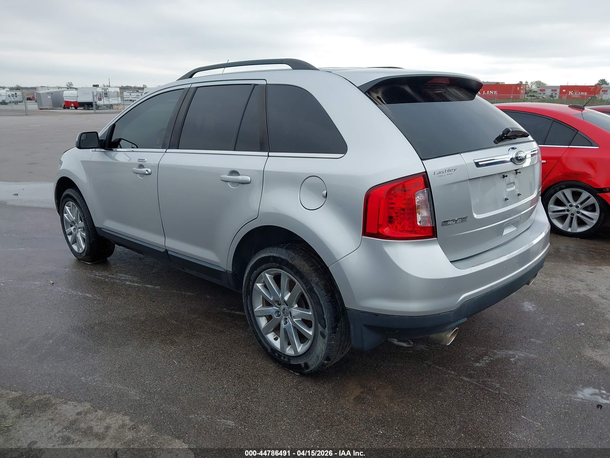 2013 Ford Edge Limited Silver vin: 2FMDK4KC5DBA64660