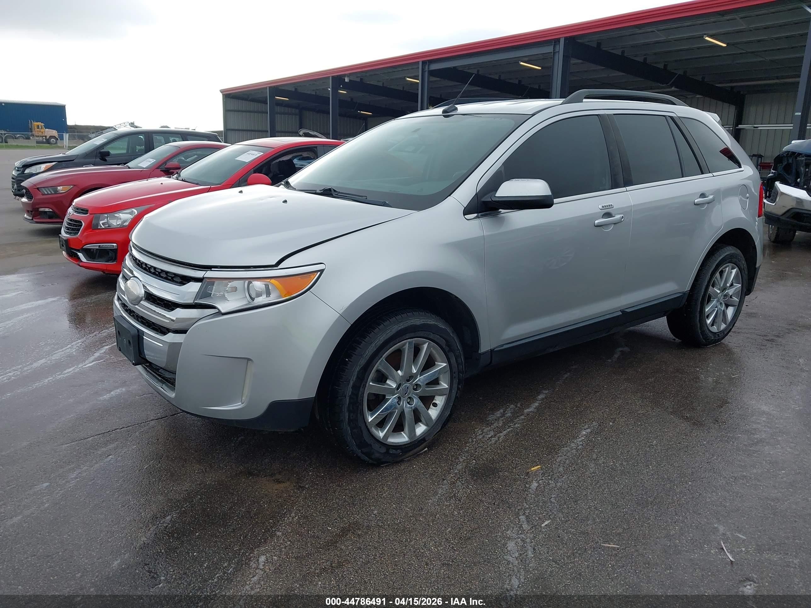 2013 Ford Edge Limited Silver vin: 2FMDK4KC5DBA64660