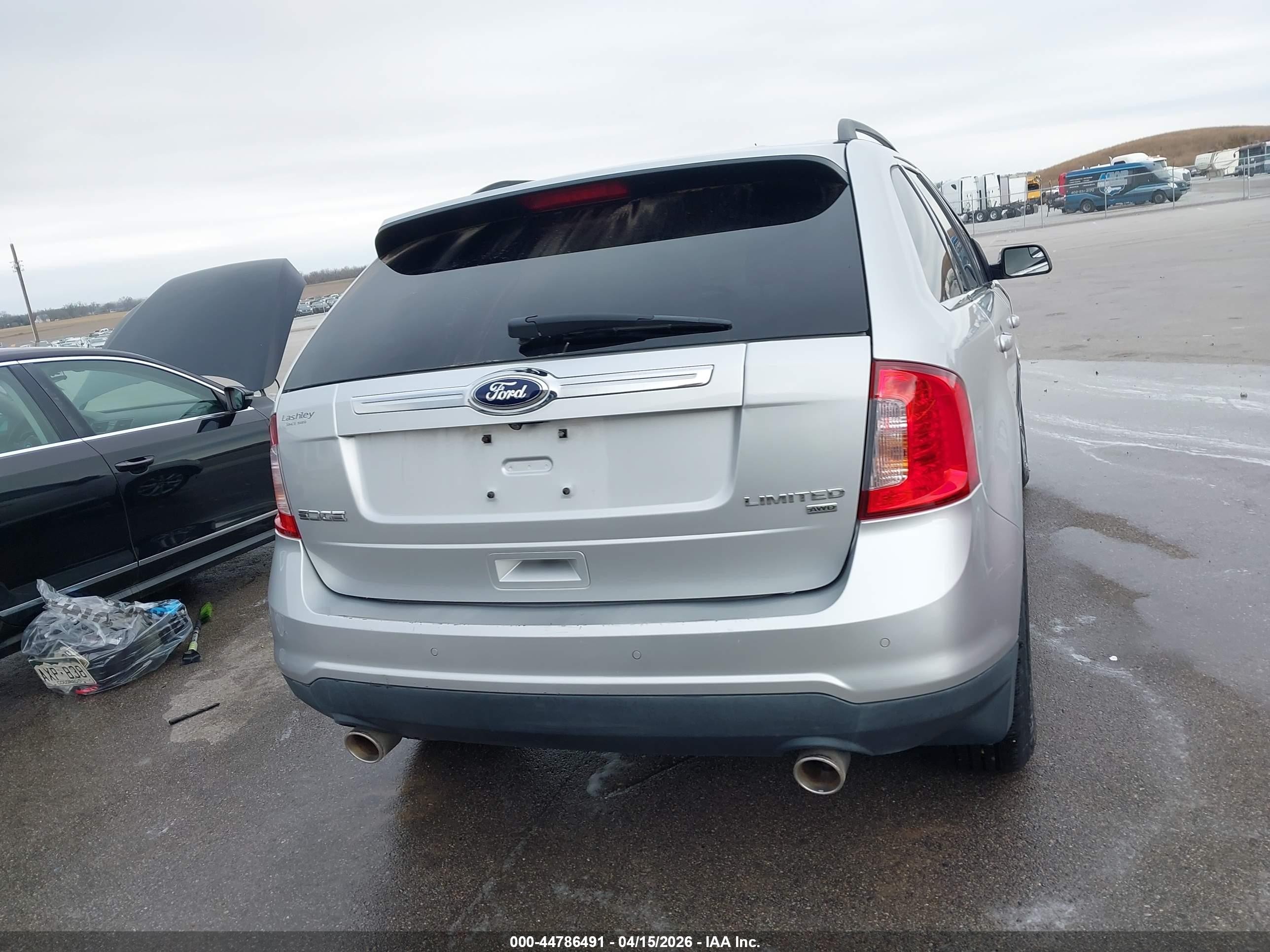 2013 Ford Edge Limited Silver vin: 2FMDK4KC5DBA64660