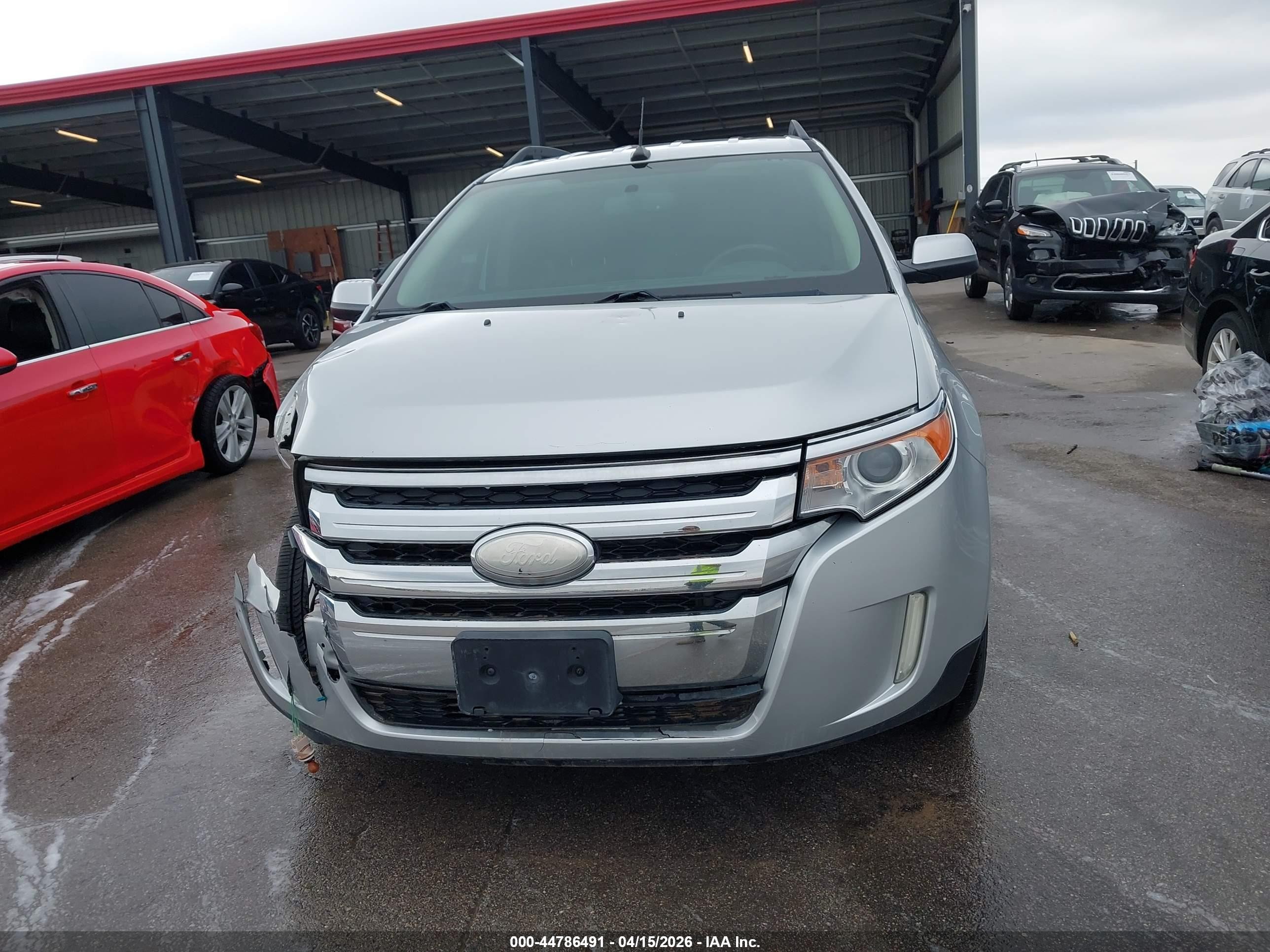 2013 Ford Edge Limited Silver vin: 2FMDK4KC5DBA64660