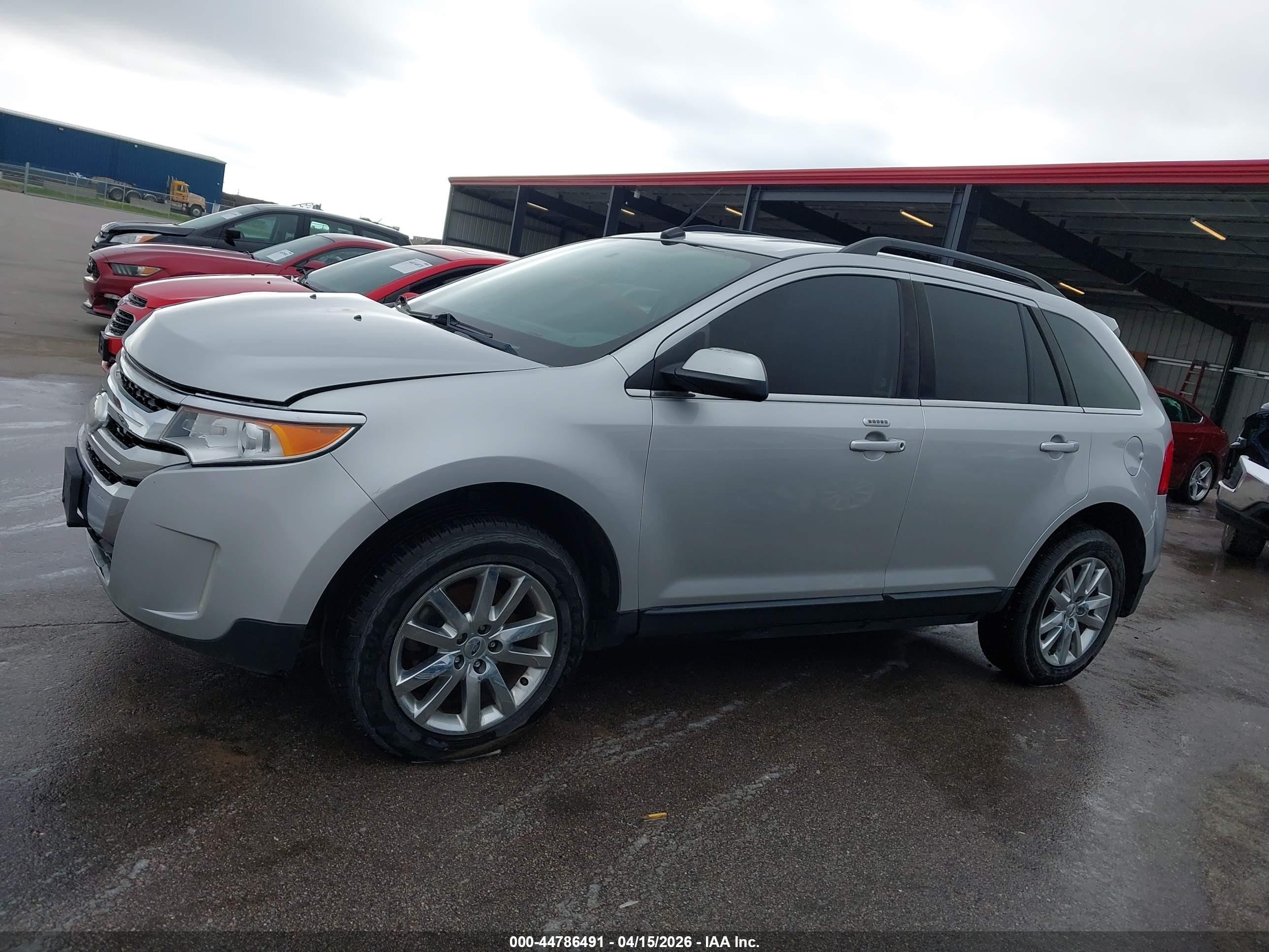 2013 Ford Edge Limited Silver vin: 2FMDK4KC5DBA64660