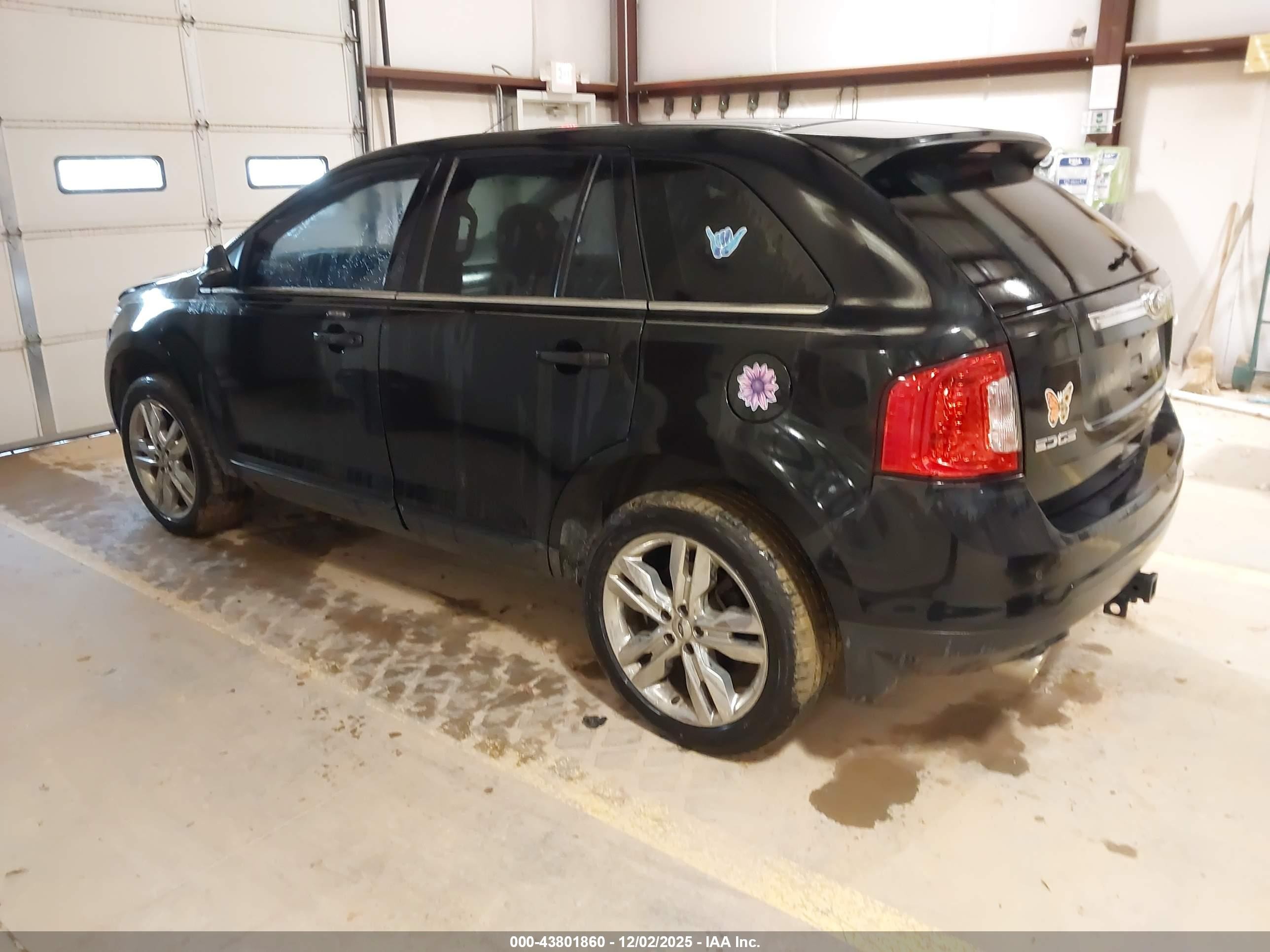 2013 Ford Edge Limited Black vin: 2FMDK4KC5DBB19902