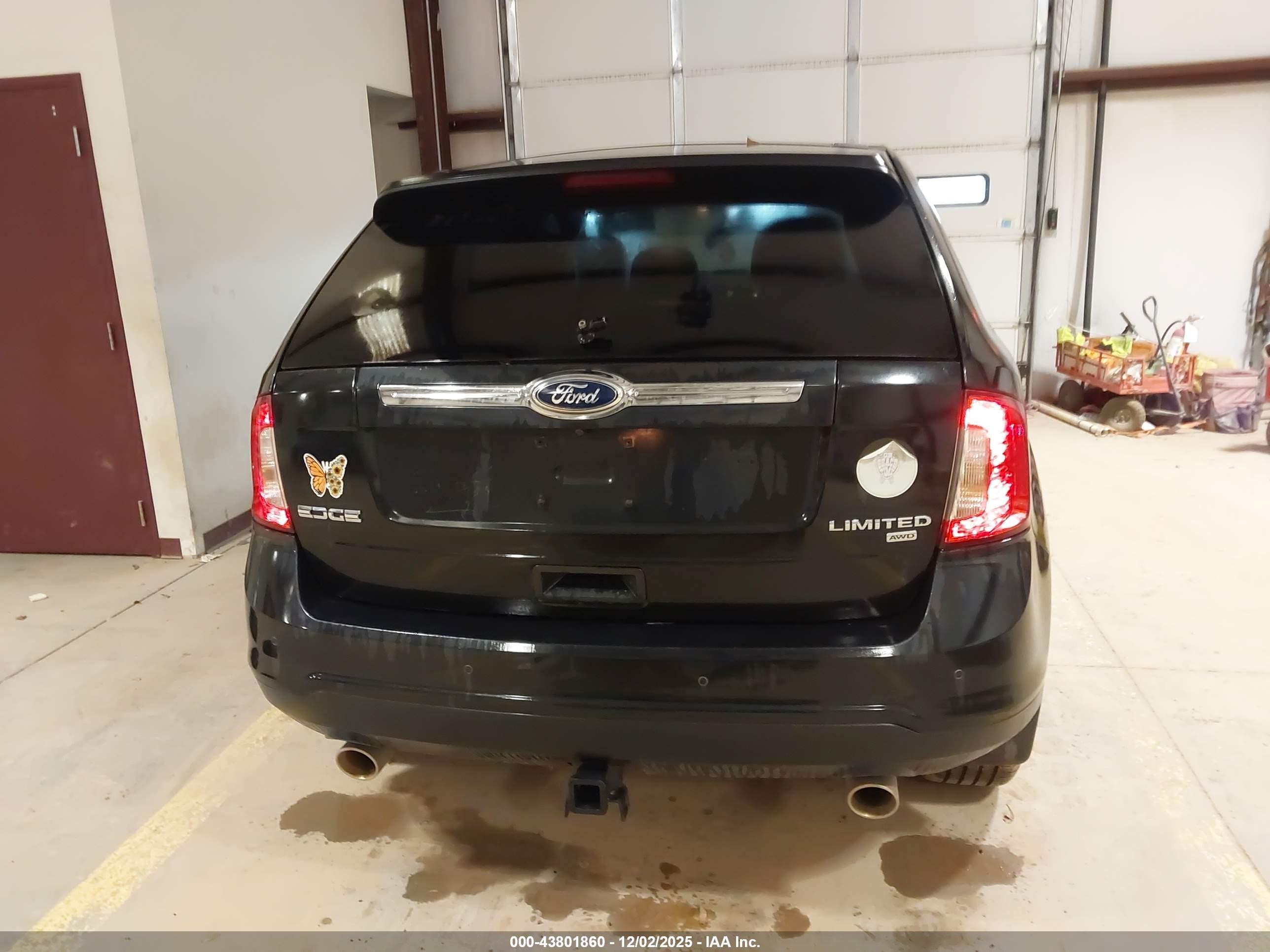 2013 Ford Edge Limited Black vin: 2FMDK4KC5DBB19902