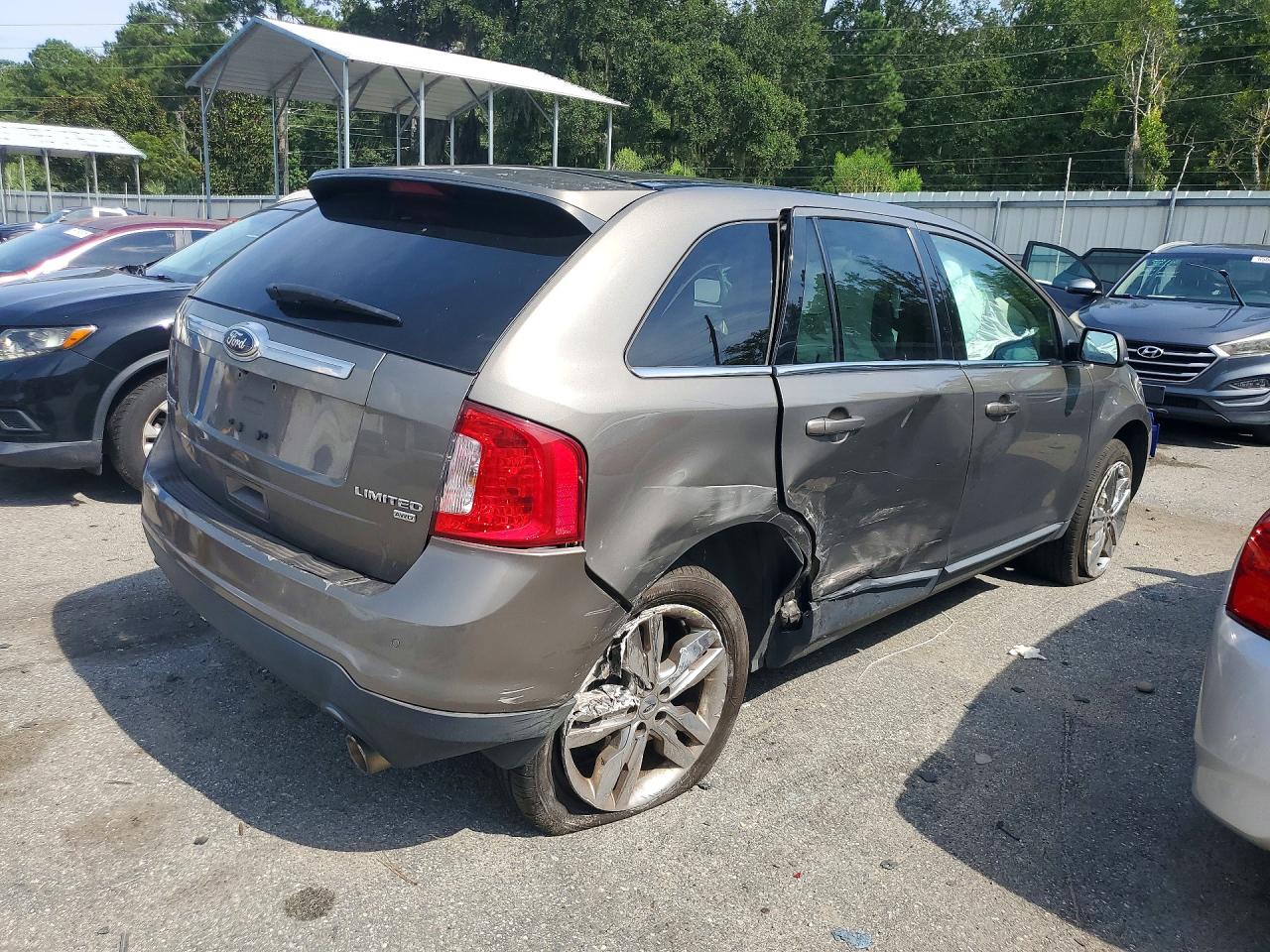 2013 Ford Edge Limited Серый vin: 2FMDK4KC5DBB42726