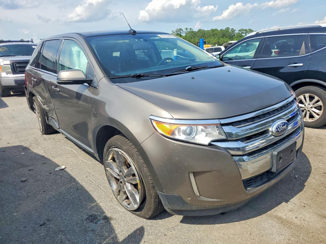 2013 Ford Edge Limited Серый vin: 2FMDK4KC5DBB42726