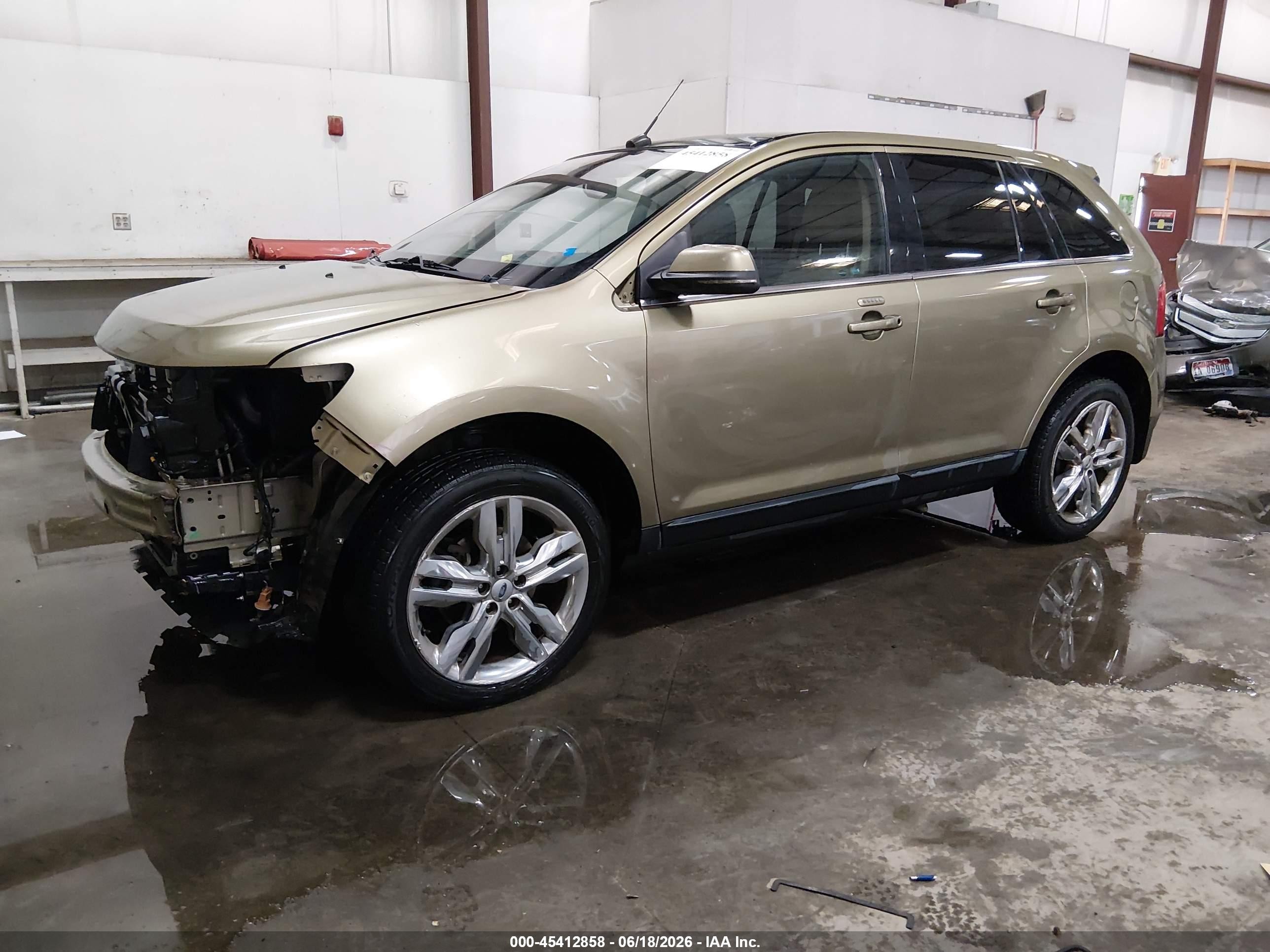 2013 Ford Edge Limited Green vin: 2FMDK4KC5DBB58294