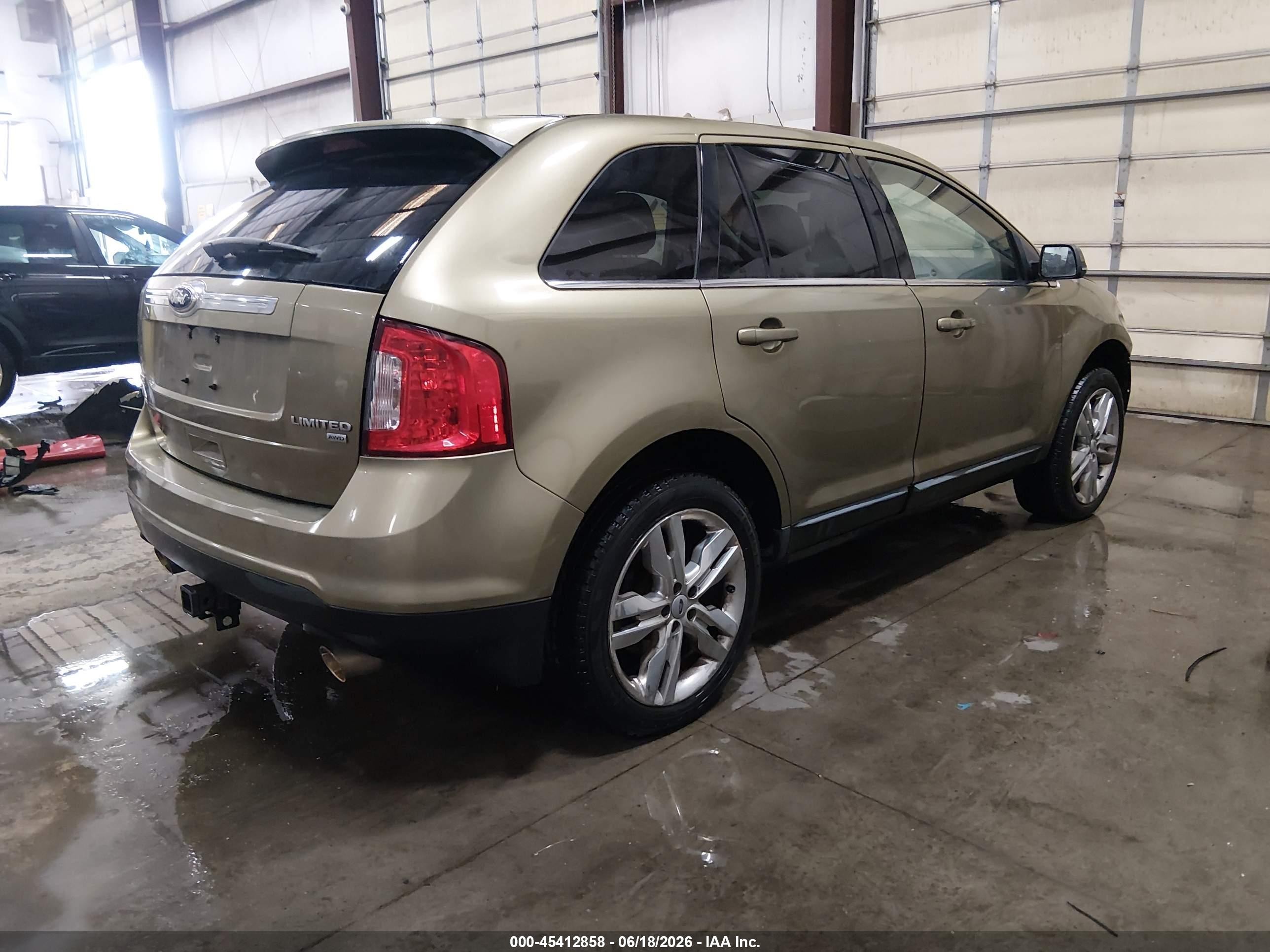 2013 Ford Edge Limited Green vin: 2FMDK4KC5DBB58294