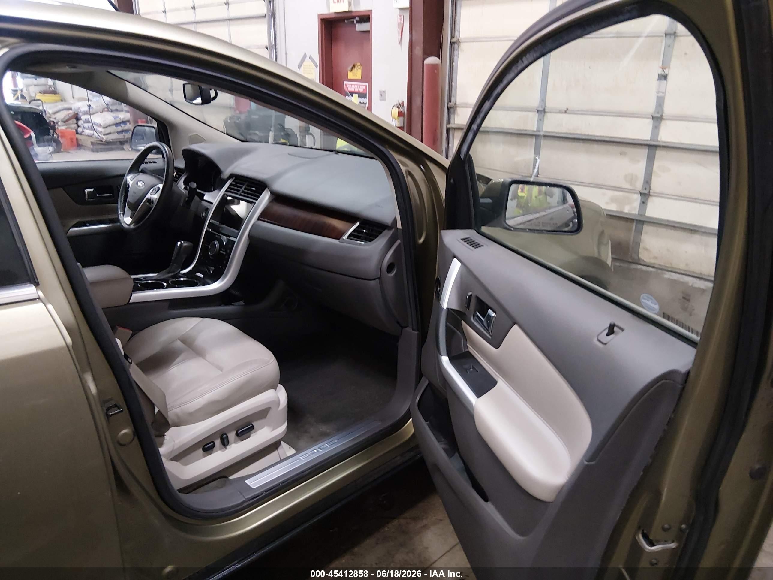 2013 Ford Edge Limited Green vin: 2FMDK4KC5DBB58294