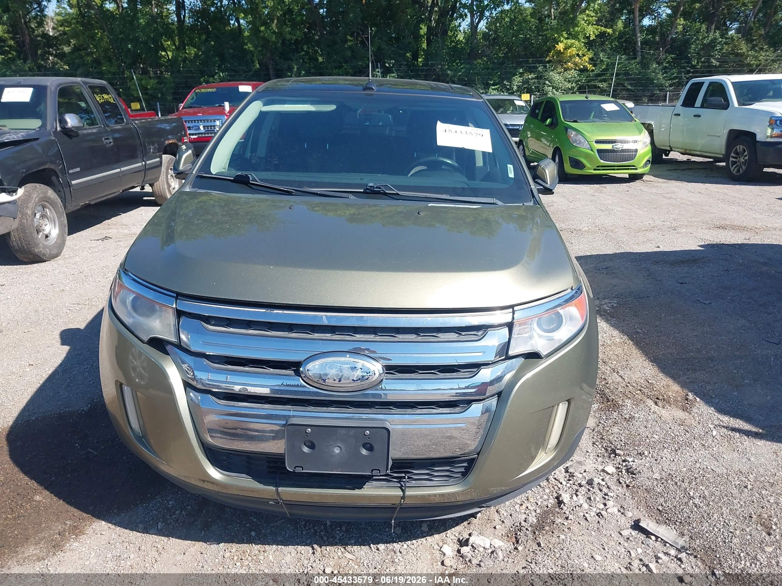 2013 Ford Edge Limited Green vin: 2FMDK4KC5DBB60708
