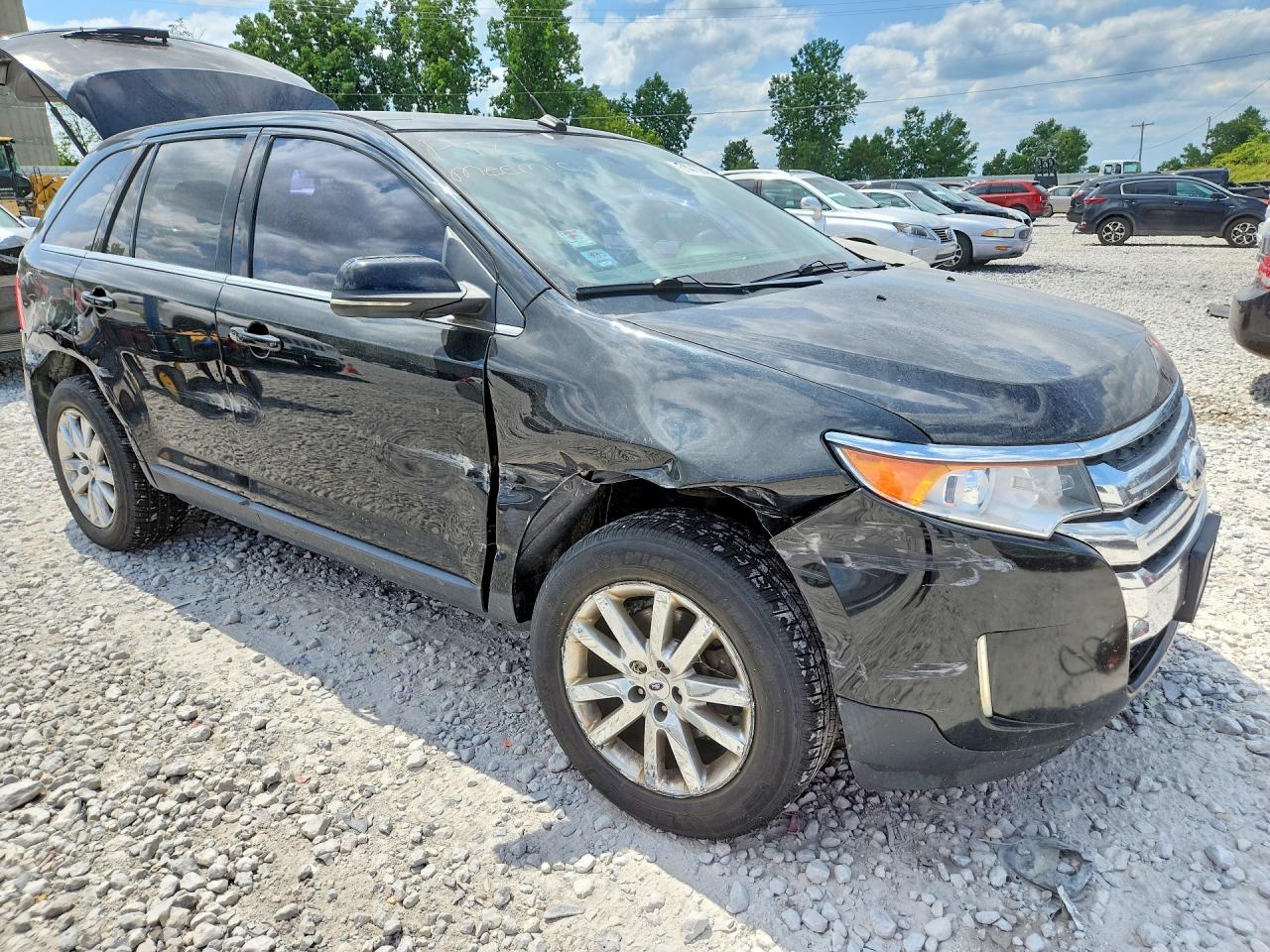 2013 Ford Edge Limited Black vin: 2FMDK4KC5DBB79999
