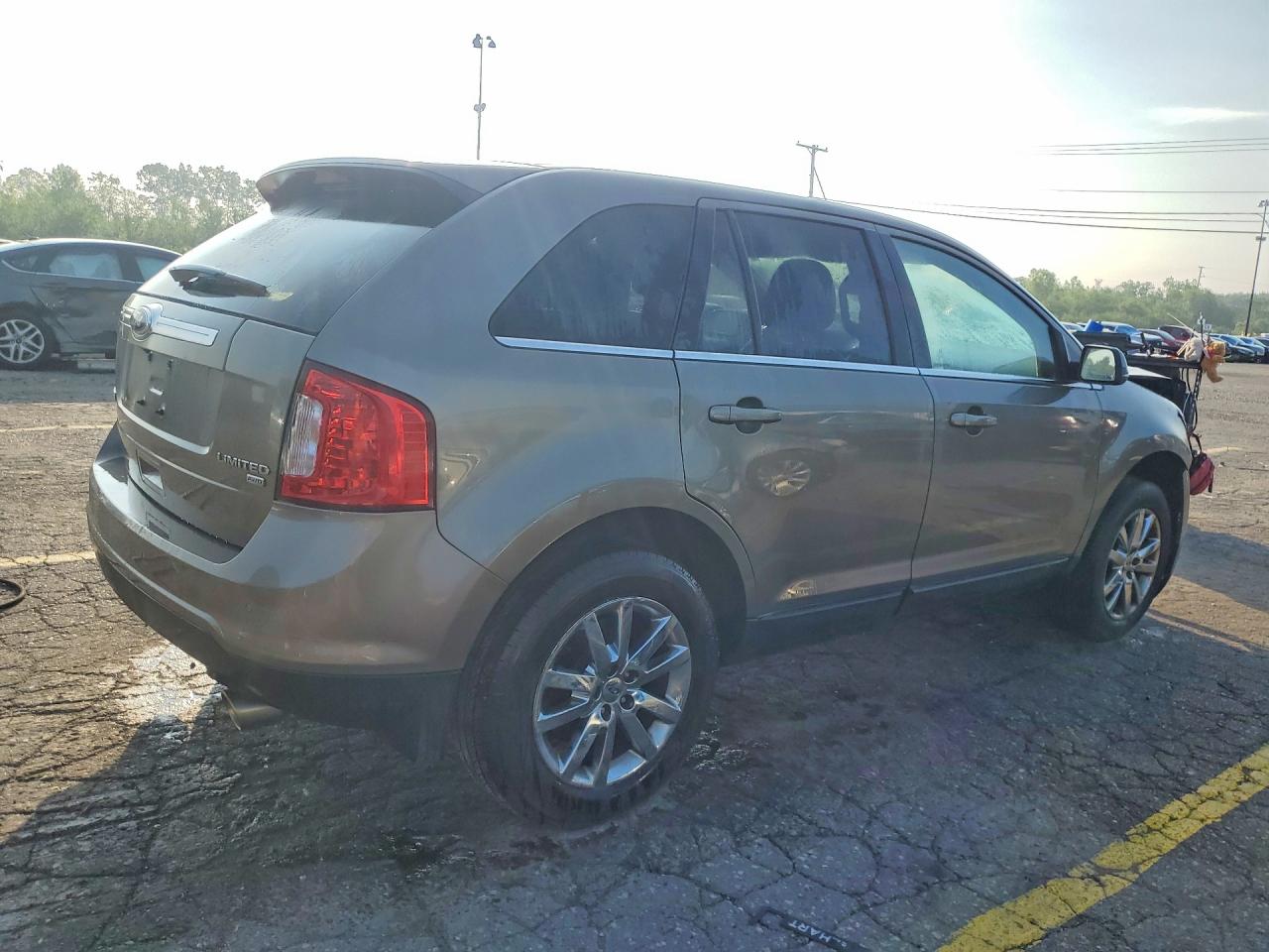 2013 Ford Edge Limited Tan vin: 2FMDK4KC5DBC25556