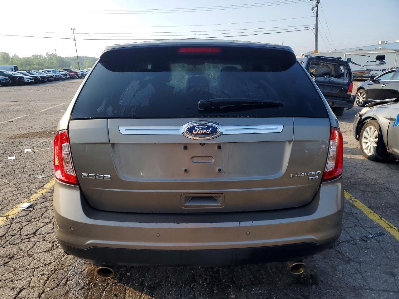 2013 Ford Edge Limited Tan vin: 2FMDK4KC5DBC25556