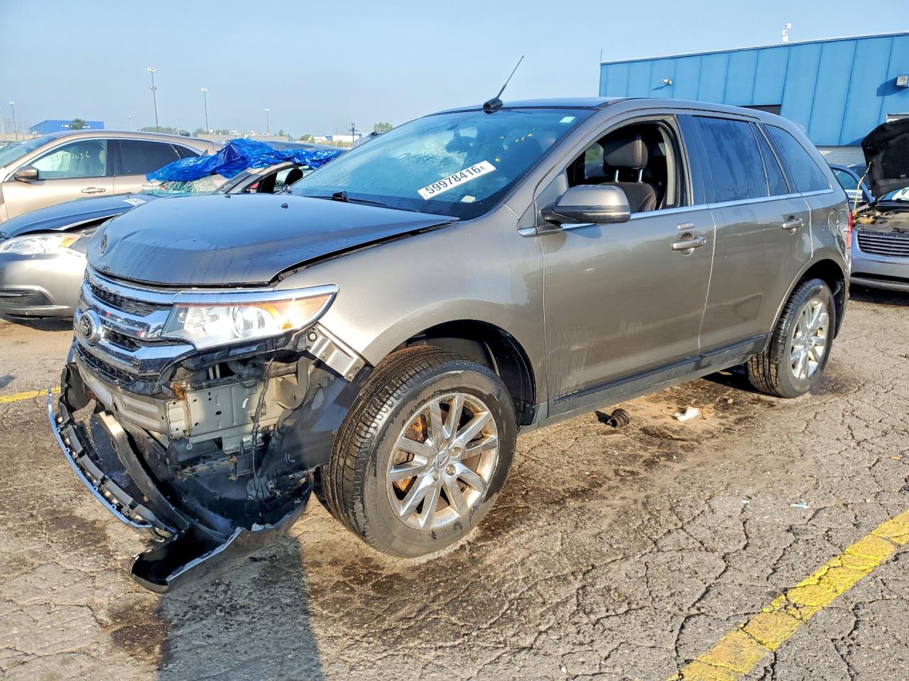 2013 Ford Edge Limited Tan vin: 2FMDK4KC5DBC25556