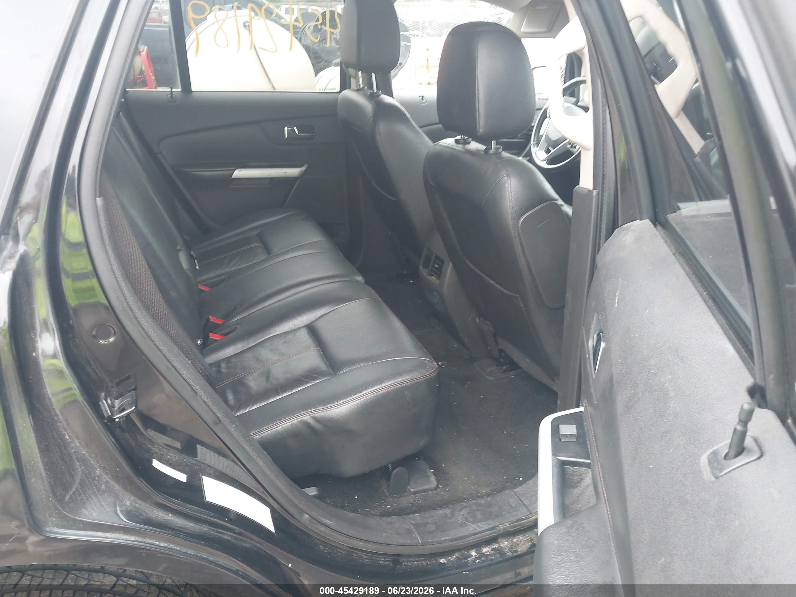 2013 Ford Edge Limited Black vin: 2FMDK4KC5DBC41952