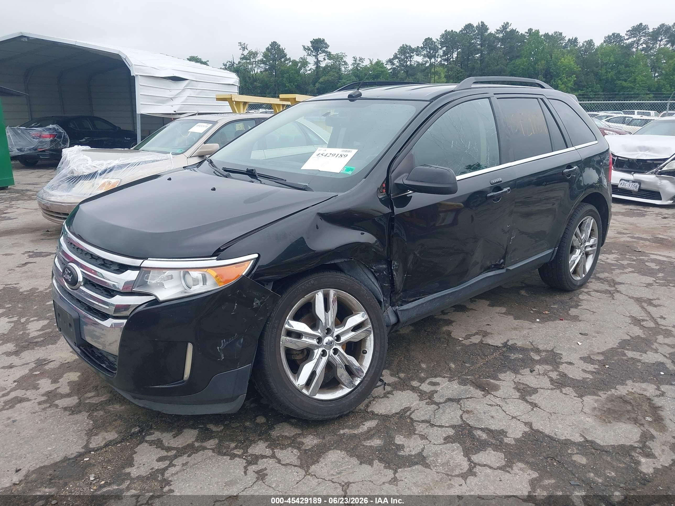 2013 Ford Edge Limited Black vin: 2FMDK4KC5DBC41952