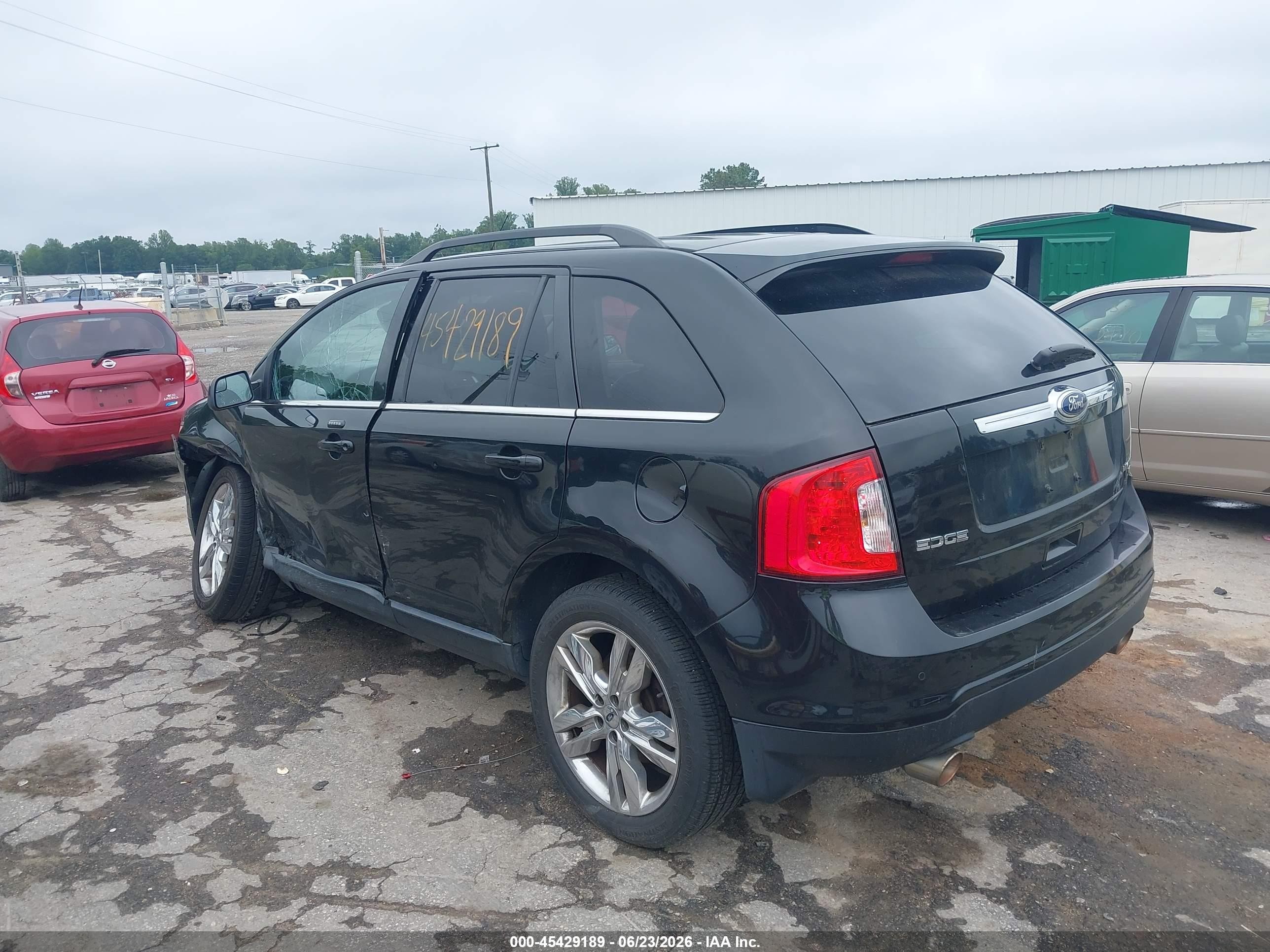 2013 Ford Edge Limited Black vin: 2FMDK4KC5DBC41952