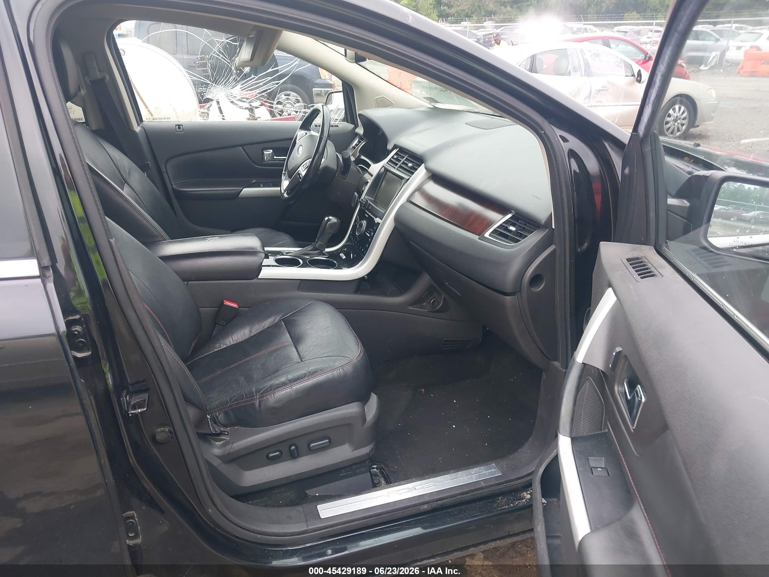 2013 Ford Edge Limited Black vin: 2FMDK4KC5DBC41952