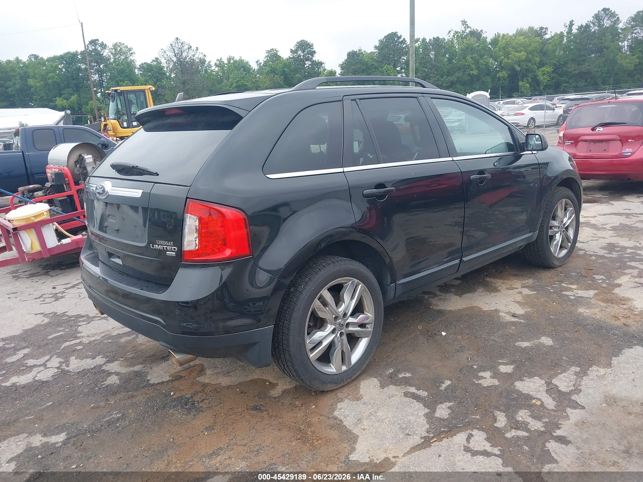 2013 Ford Edge Limited Black vin: 2FMDK4KC5DBC41952