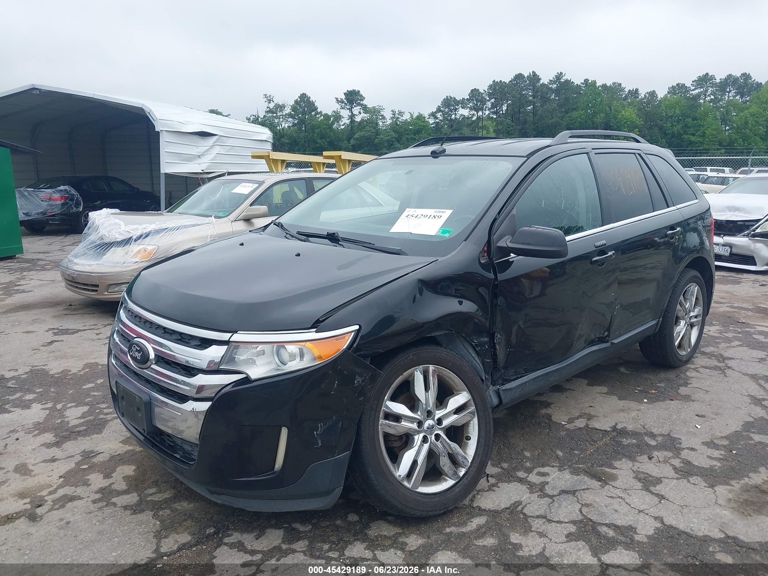 2013 Ford Edge Limited Black vin: 2FMDK4KC5DBC41952