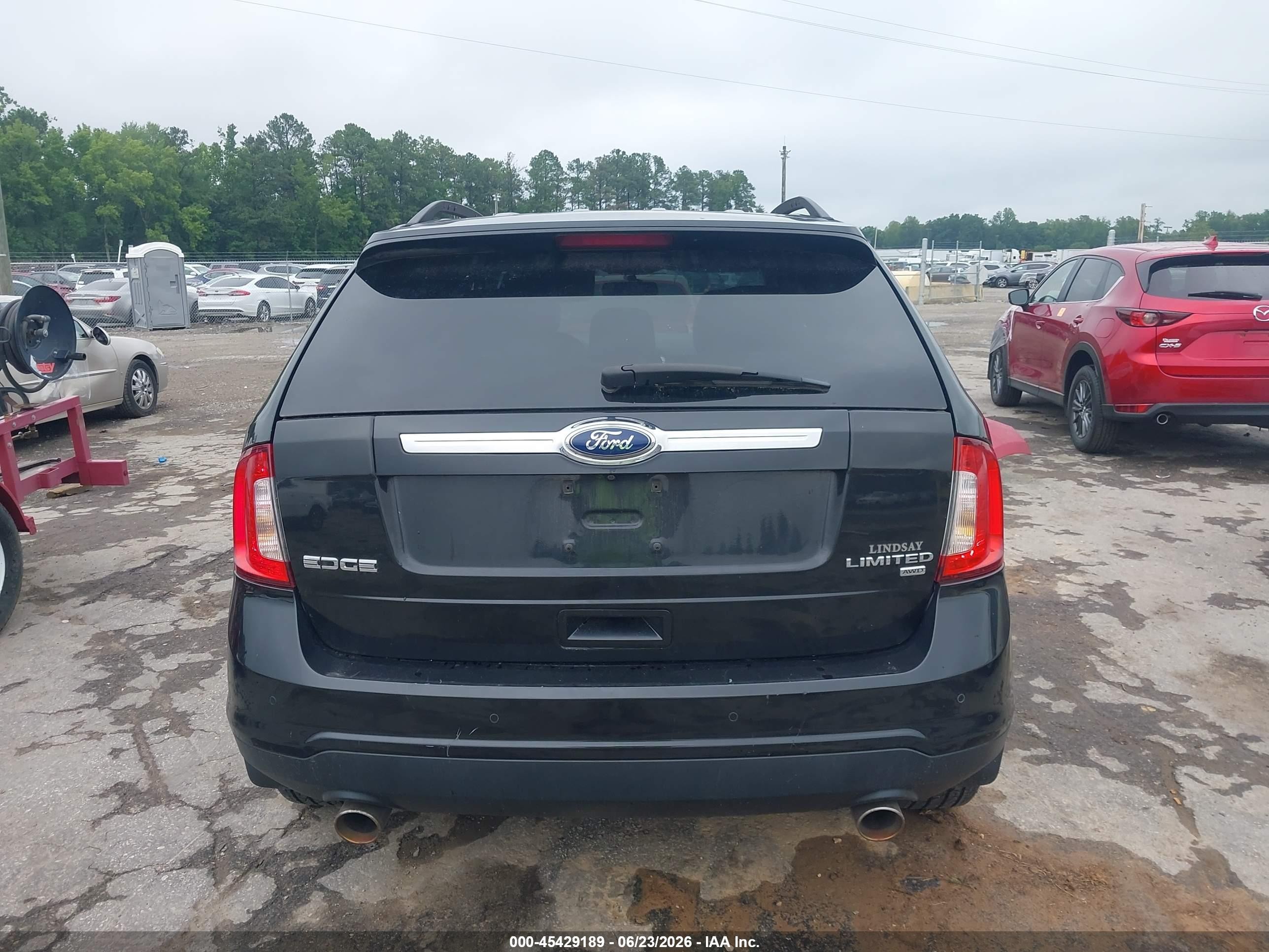 2013 Ford Edge Limited Black vin: 2FMDK4KC5DBC41952