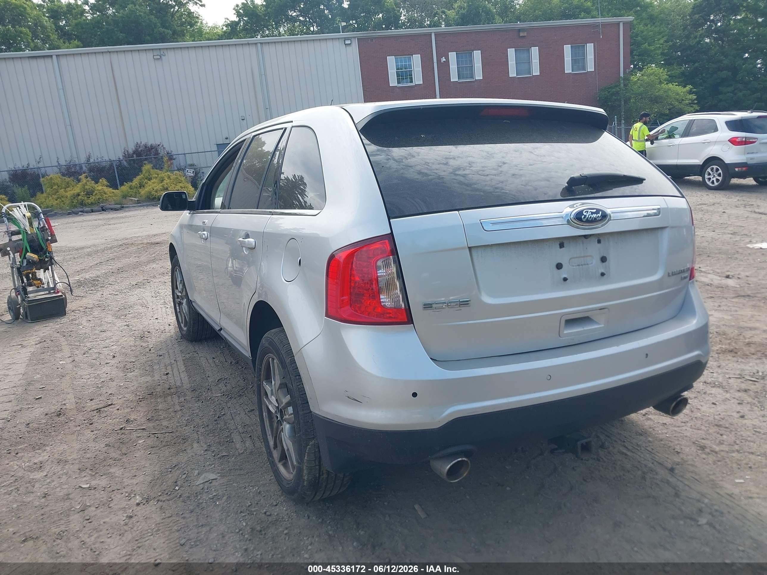 2013 Ford Edge Limited Silver vin: 2FMDK4KC5DBC90911