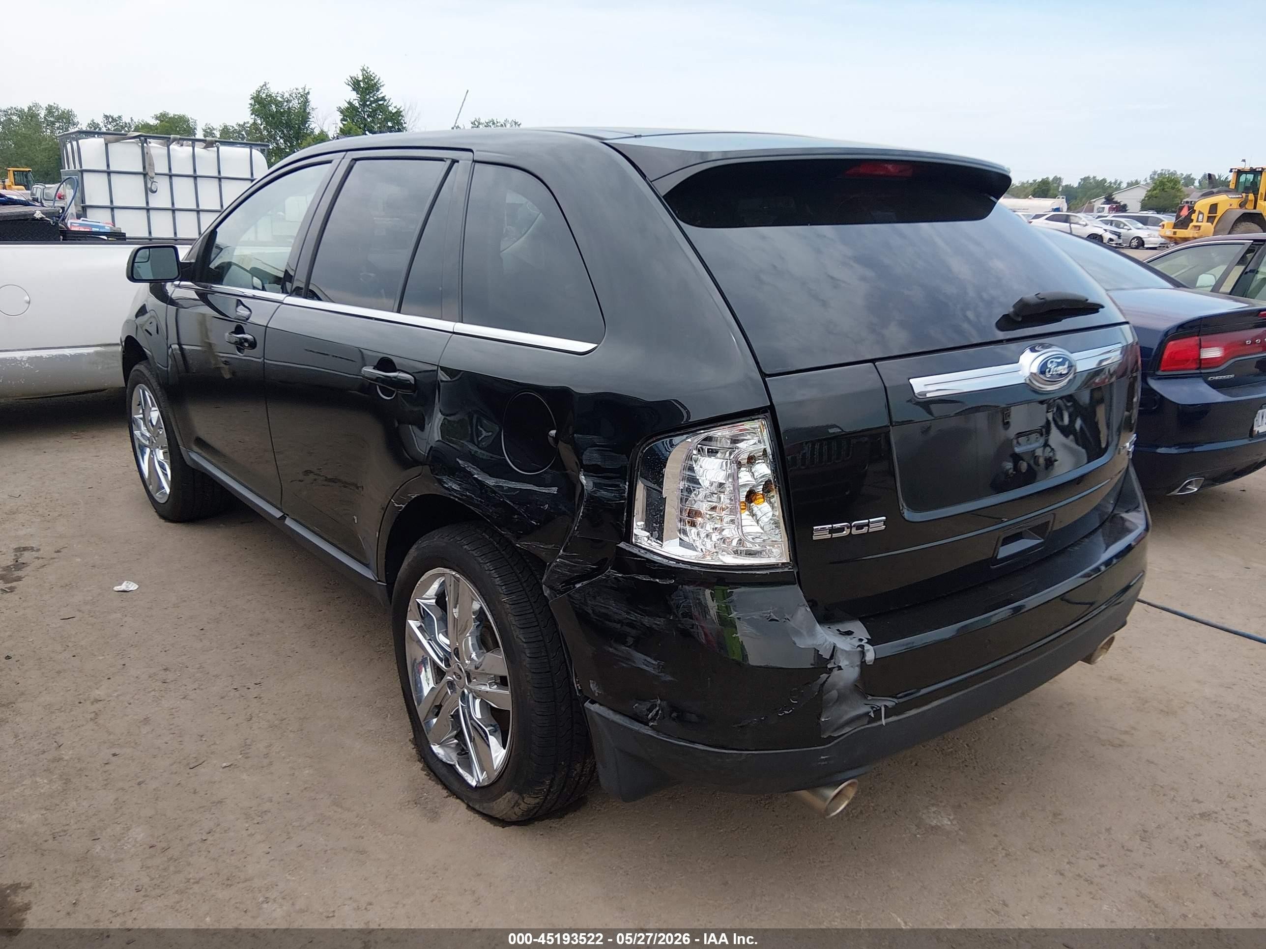 2014 Ford Edge Limited Черный vin: 2FMDK4KC5EBB45465