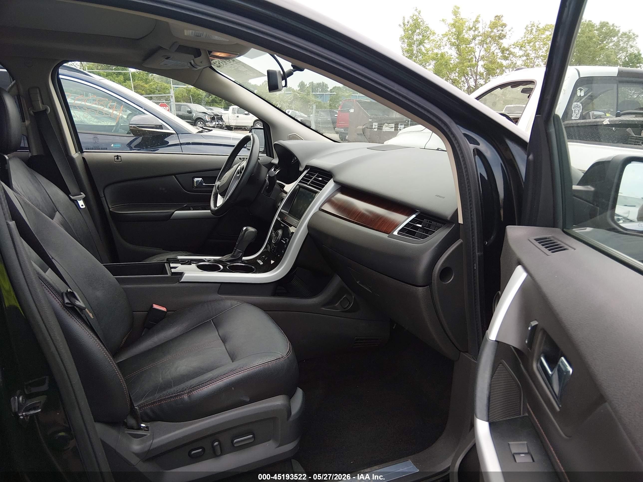 2014 Ford Edge Limited Черный vin: 2FMDK4KC5EBB45465