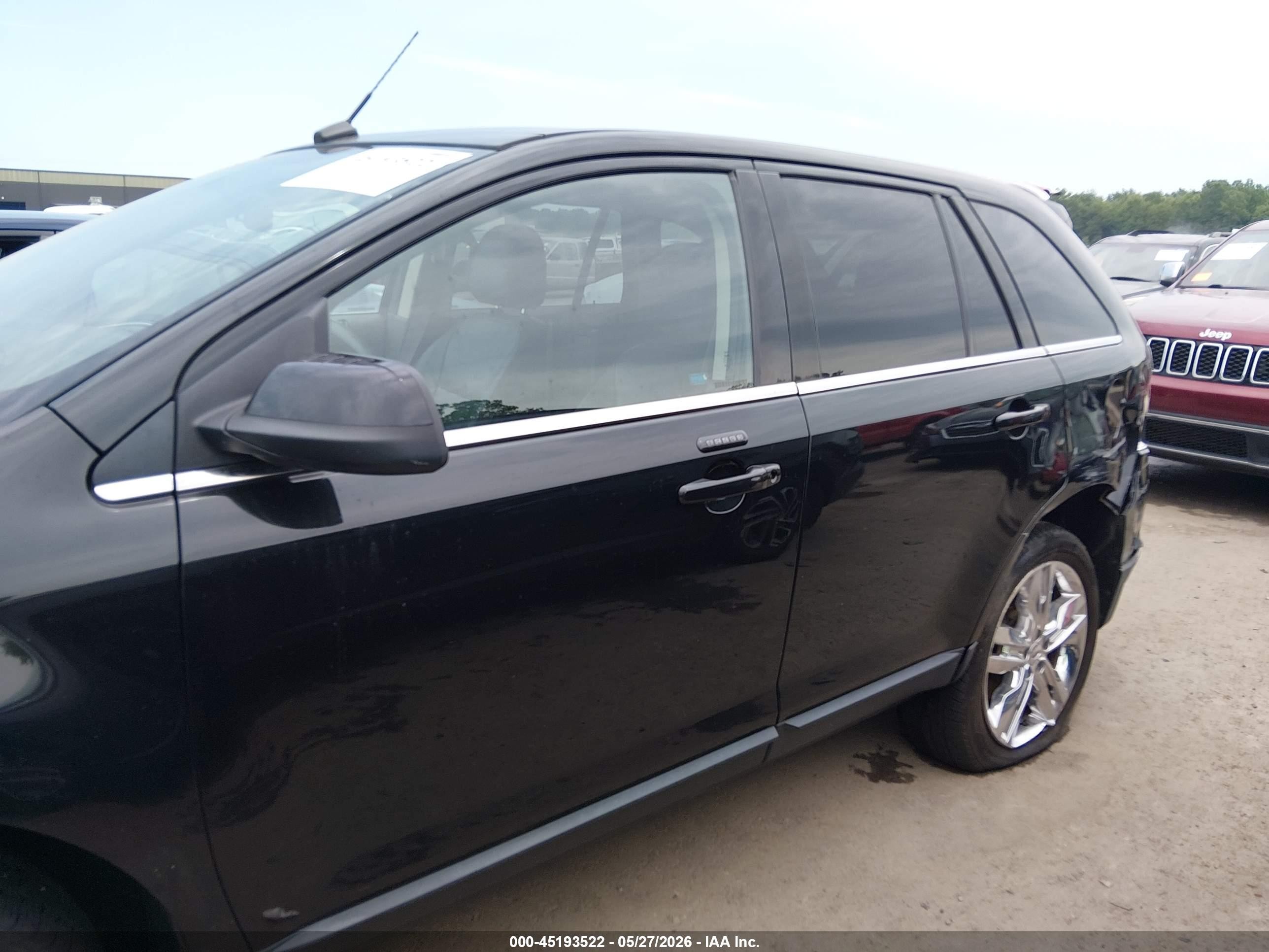 2014 Ford Edge Limited Черный vin: 2FMDK4KC5EBB45465