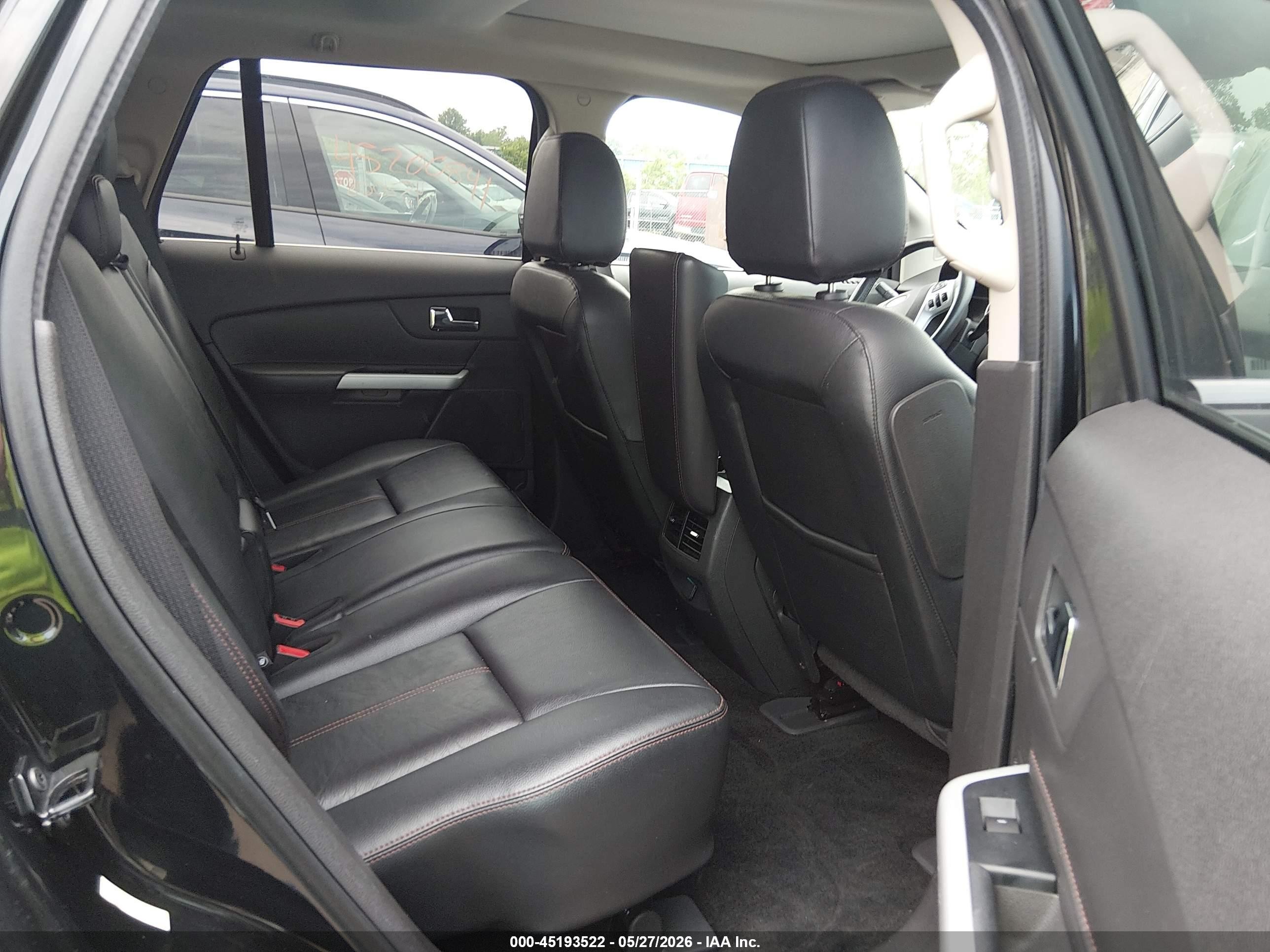 2014 Ford Edge Limited Черный vin: 2FMDK4KC5EBB45465
