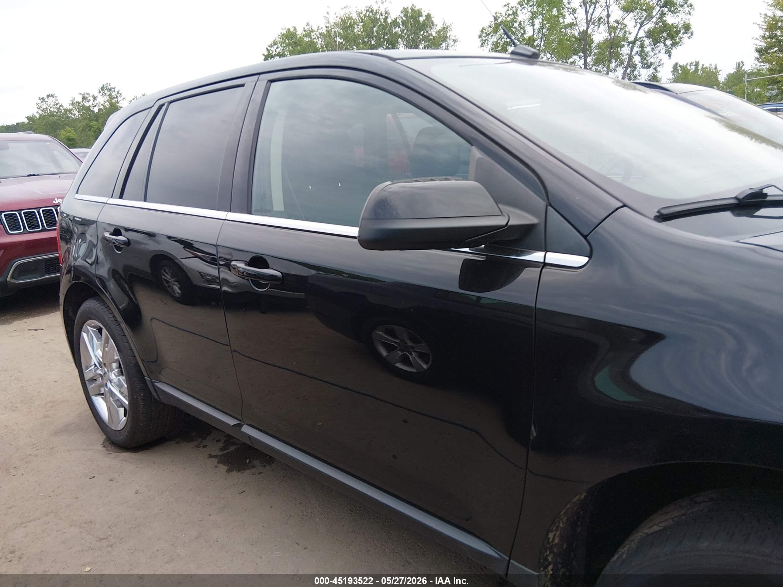 2014 Ford Edge Limited Черный vin: 2FMDK4KC5EBB45465