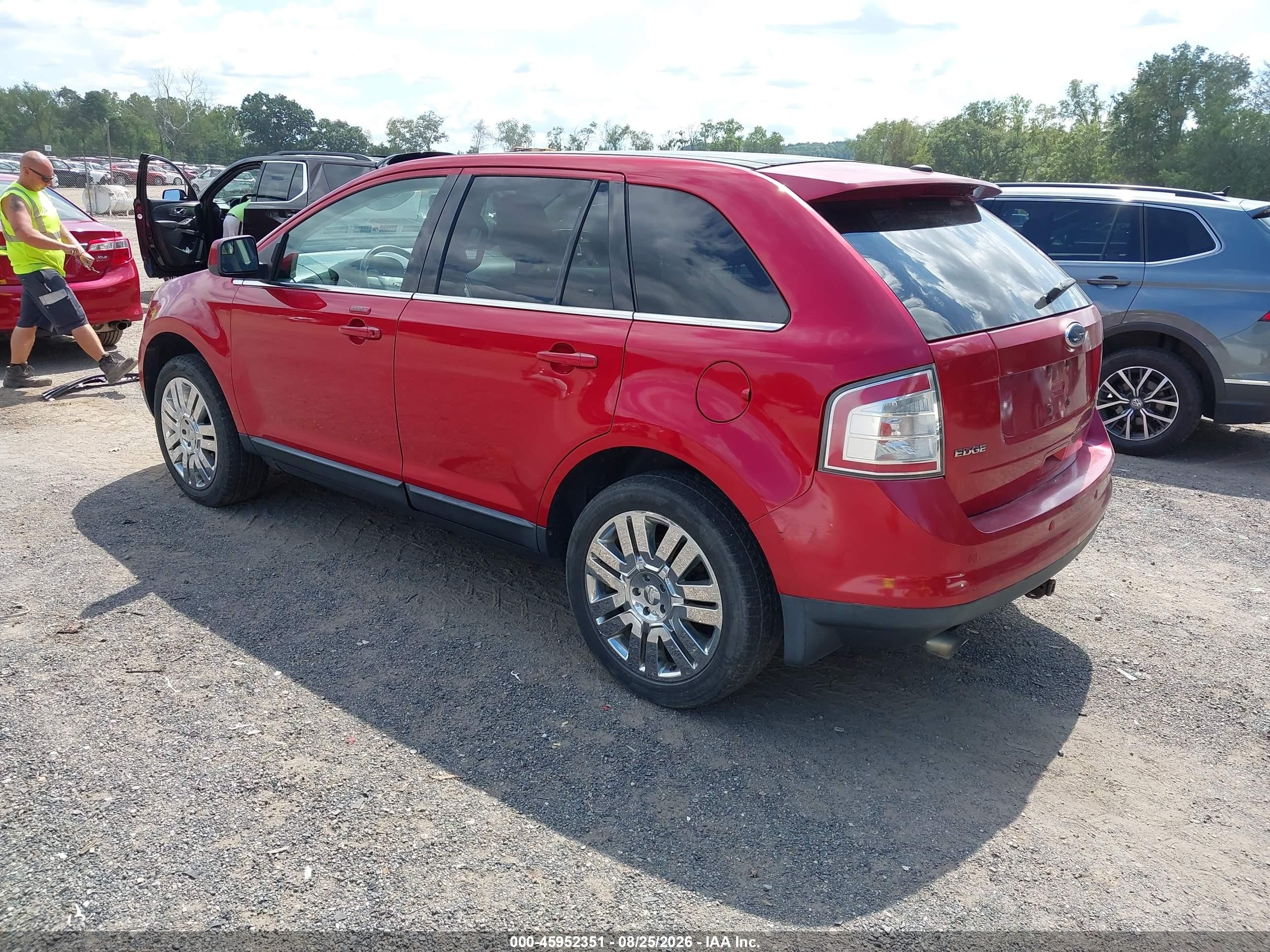 2010 Ford Edge Limited Red vin: 2FMDK4KC6ABA49578
