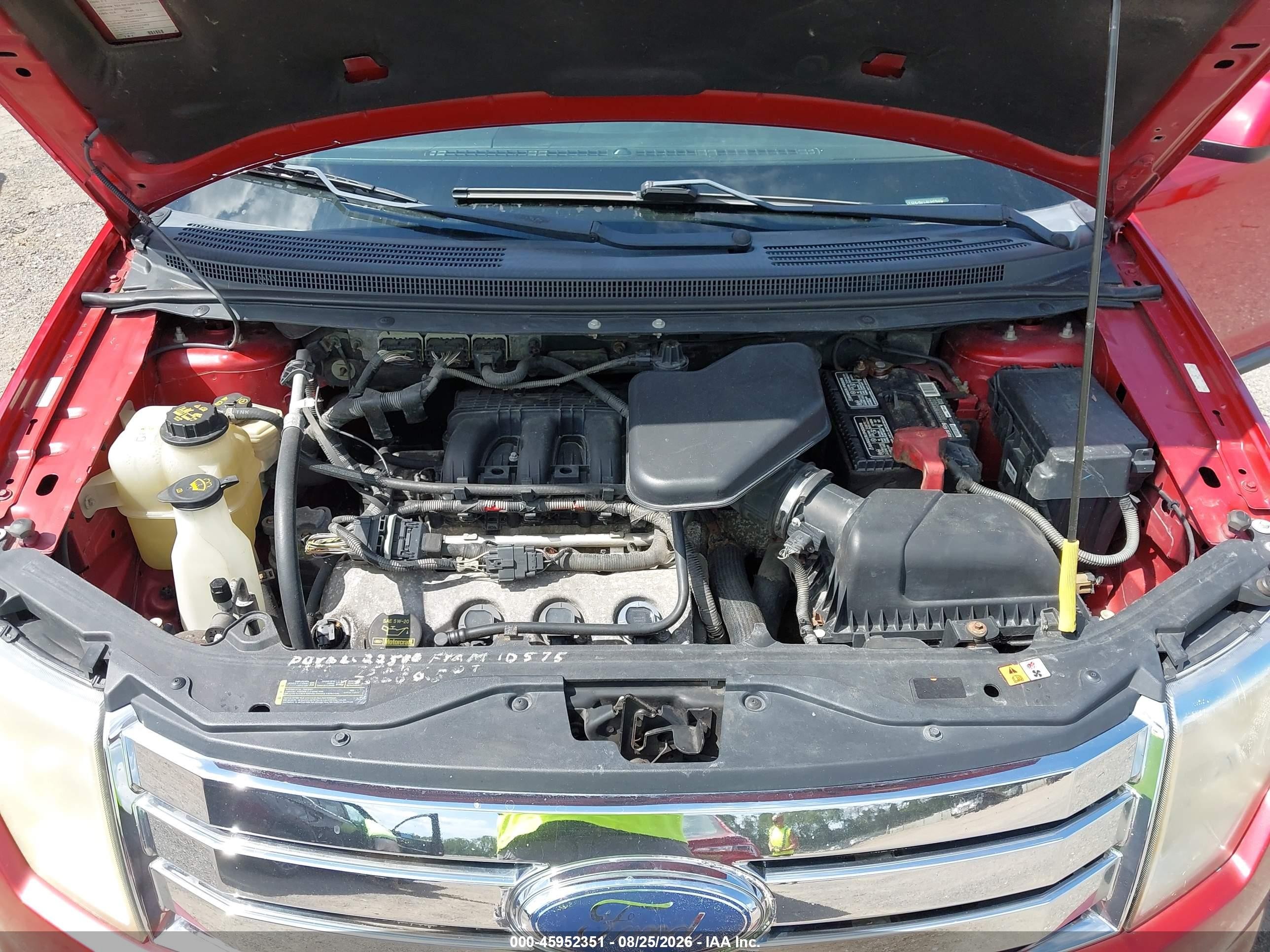 2010 Ford Edge Limited Red vin: 2FMDK4KC6ABA49578