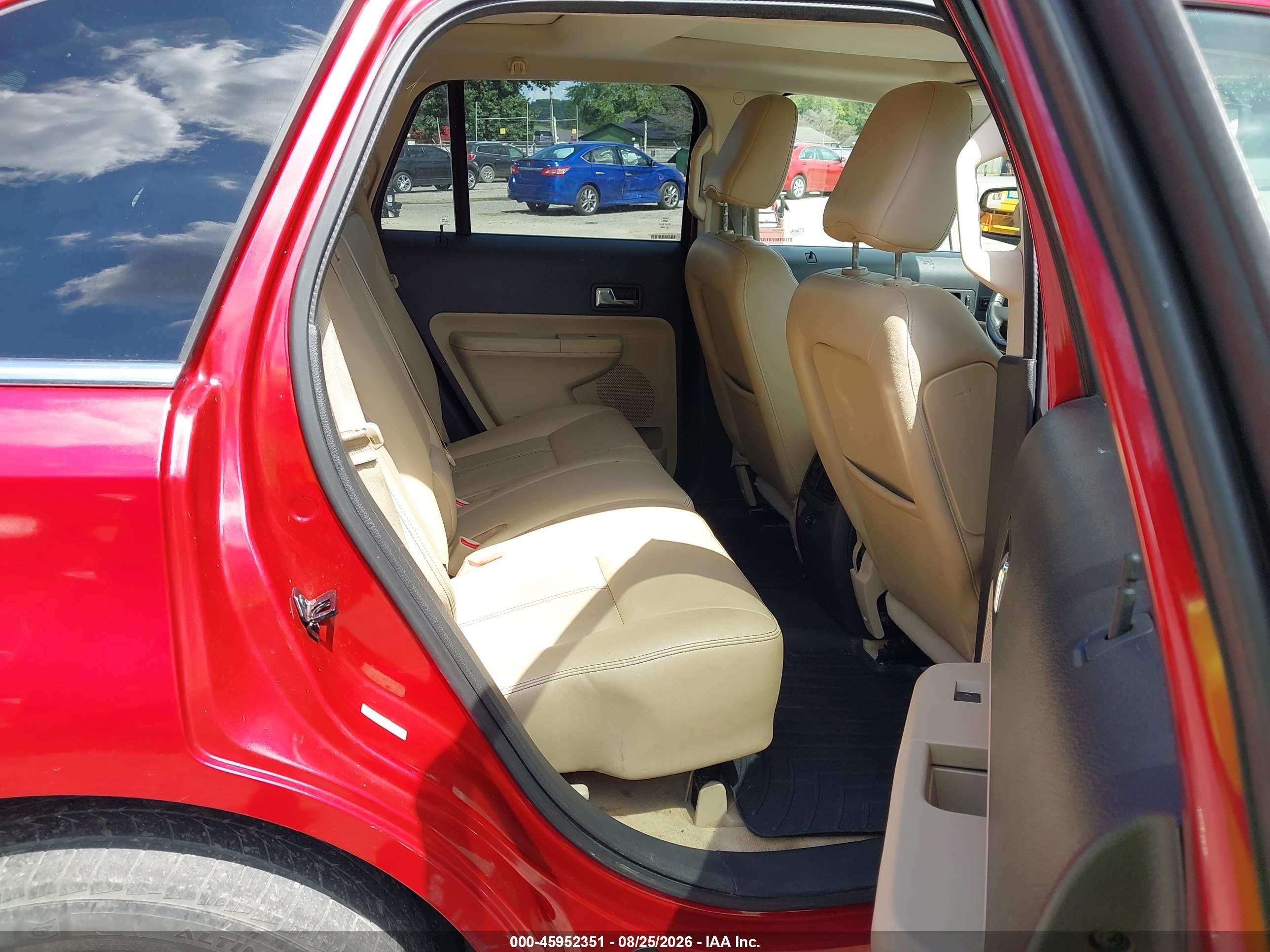 2010 Ford Edge Limited Red vin: 2FMDK4KC6ABA49578