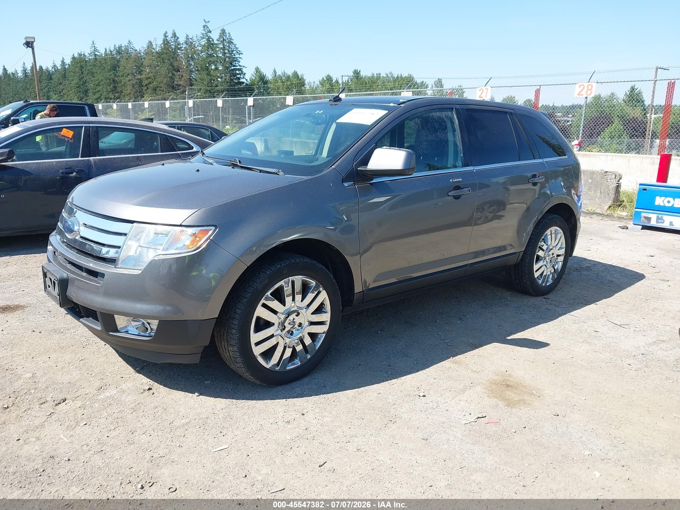 2010 Ford Edge Limited Gray vin: 2FMDK4KC6ABB59076