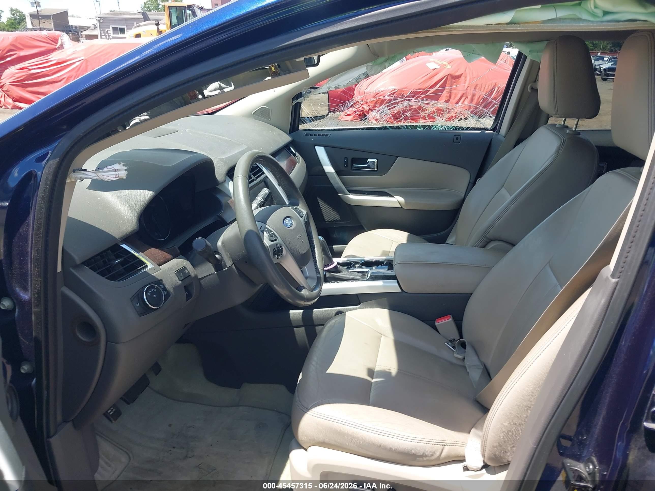 2011 Ford Edge Limited Dark Blue vin: 2FMDK4KC6BBA01631