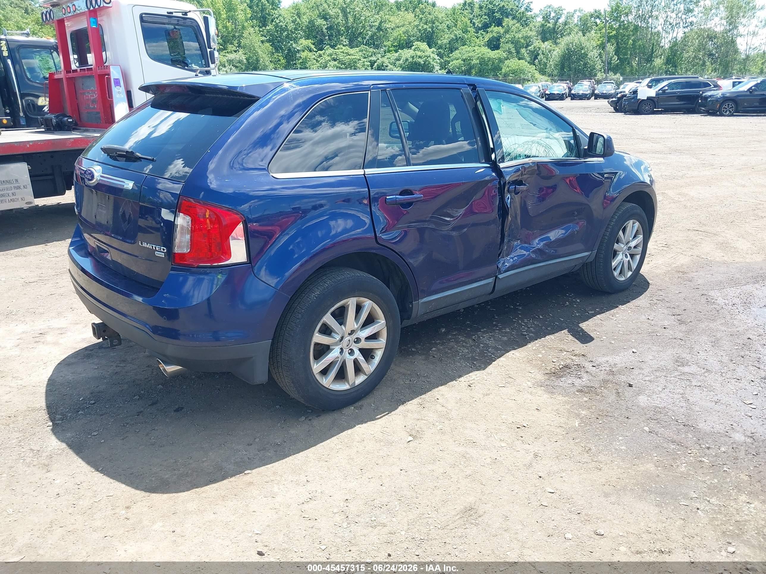 2011 Ford Edge Limited Dark Blue vin: 2FMDK4KC6BBA01631