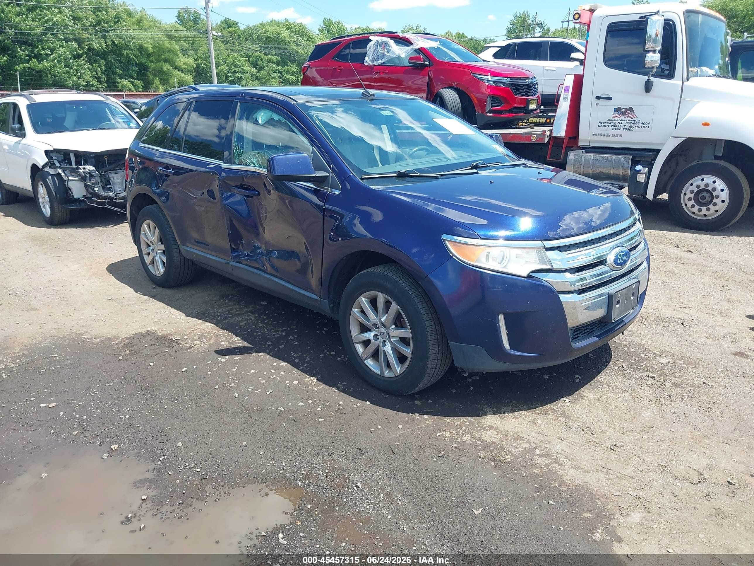 2011 Ford Edge Limited Dark Blue vin: 2FMDK4KC6BBA01631