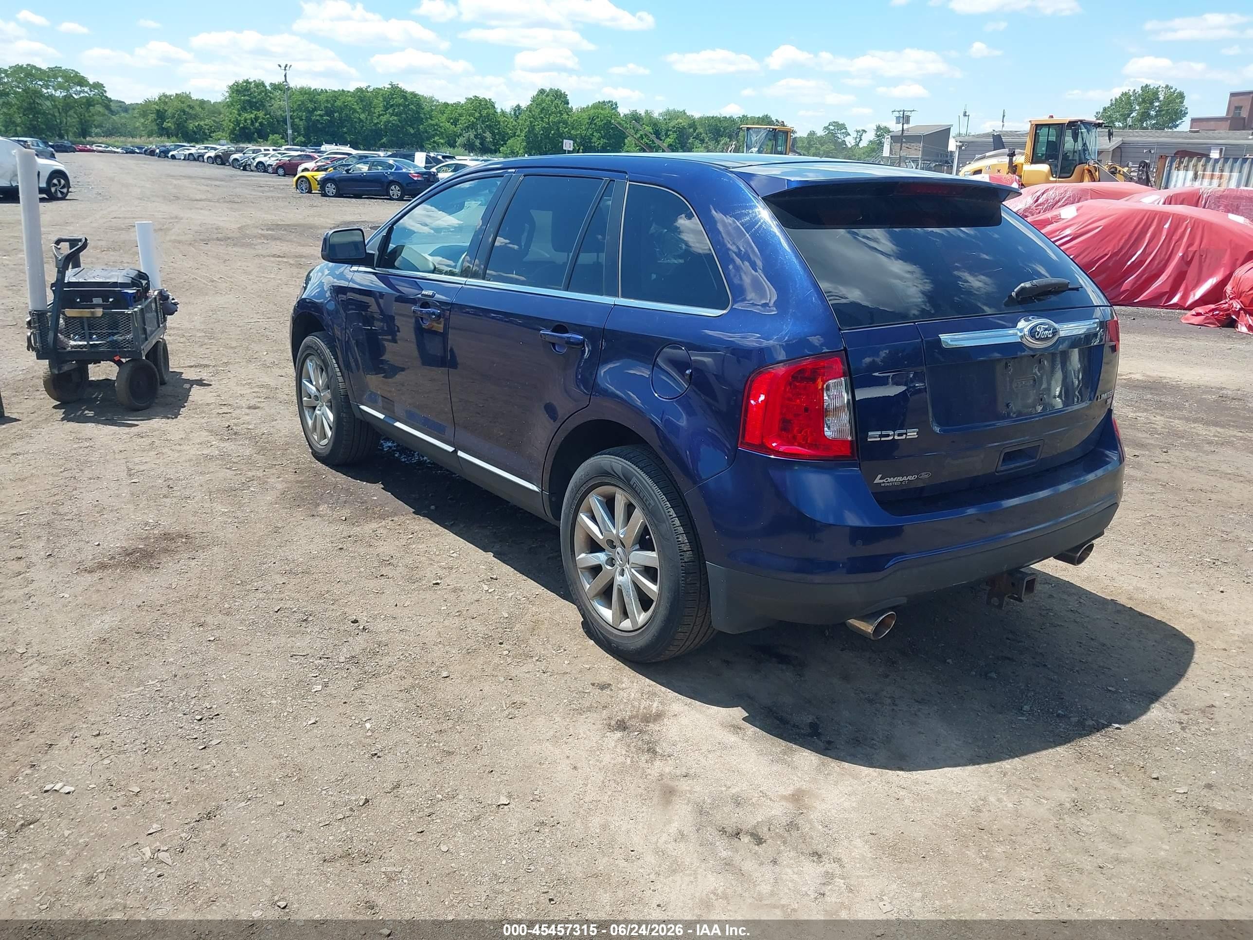 2011 Ford Edge Limited Dark Blue vin: 2FMDK4KC6BBA01631