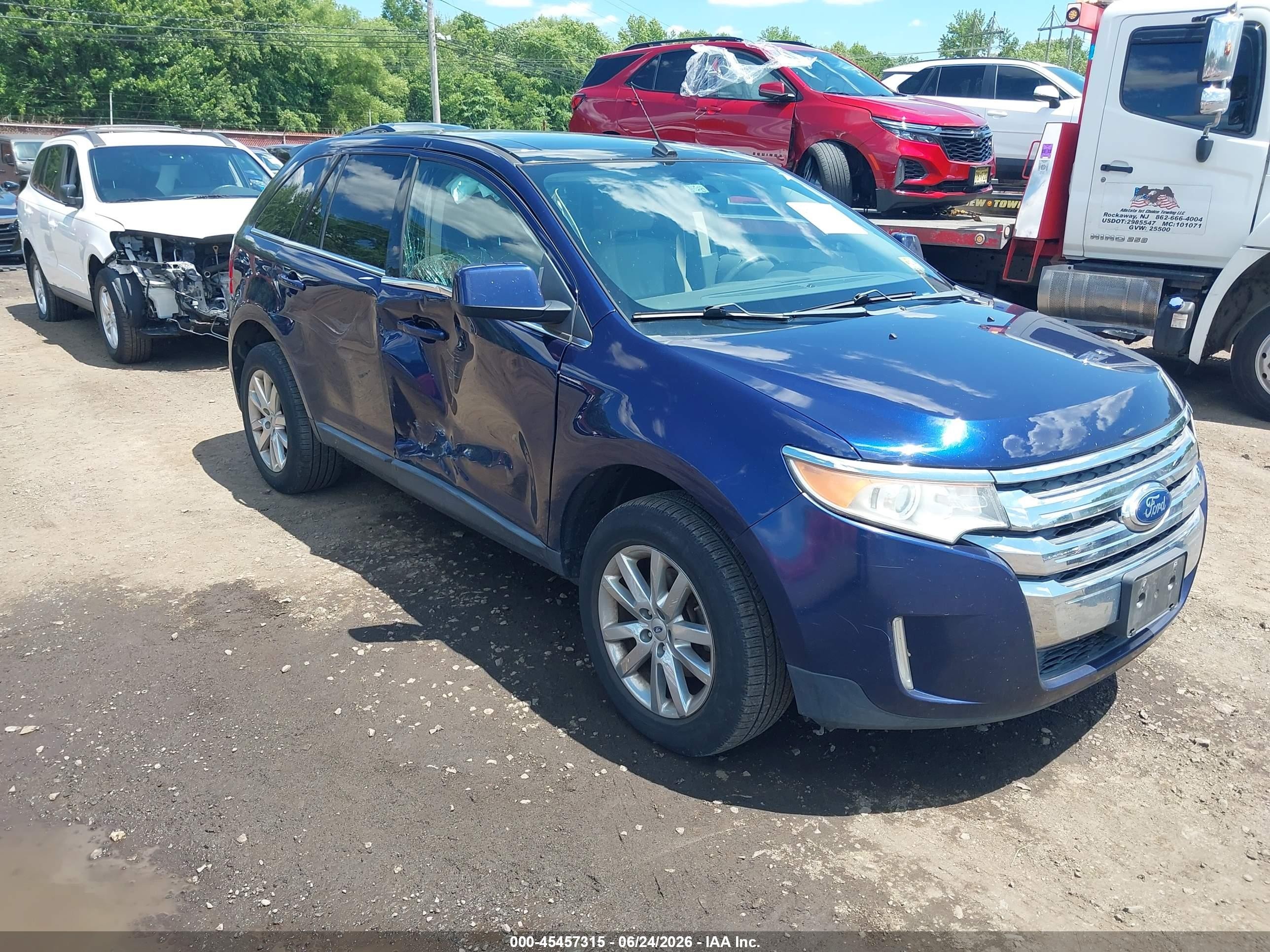 2011 Ford Edge Limited Dark Blue vin: 2FMDK4KC6BBA01631