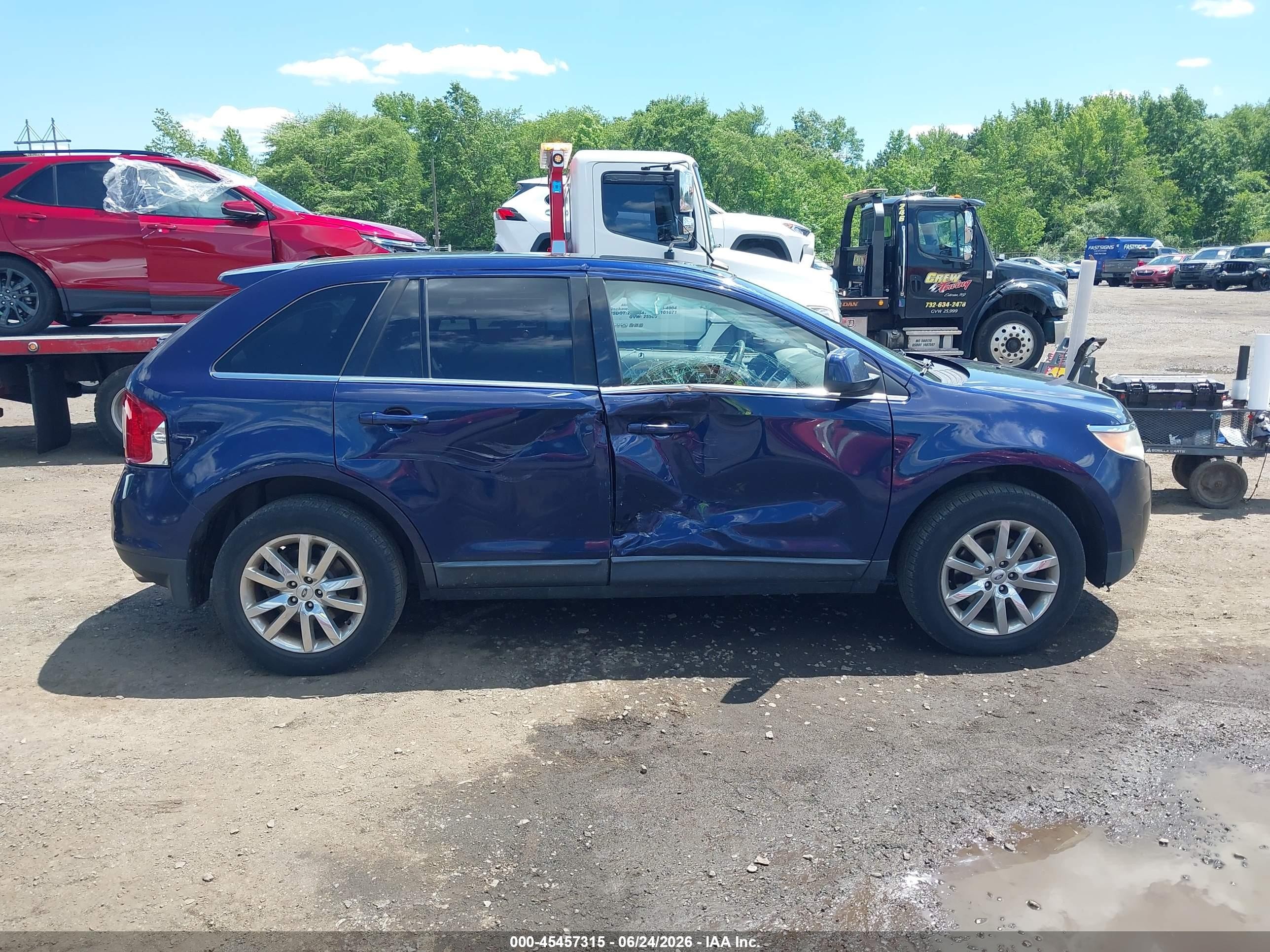 2011 Ford Edge Limited Dark Blue vin: 2FMDK4KC6BBA01631