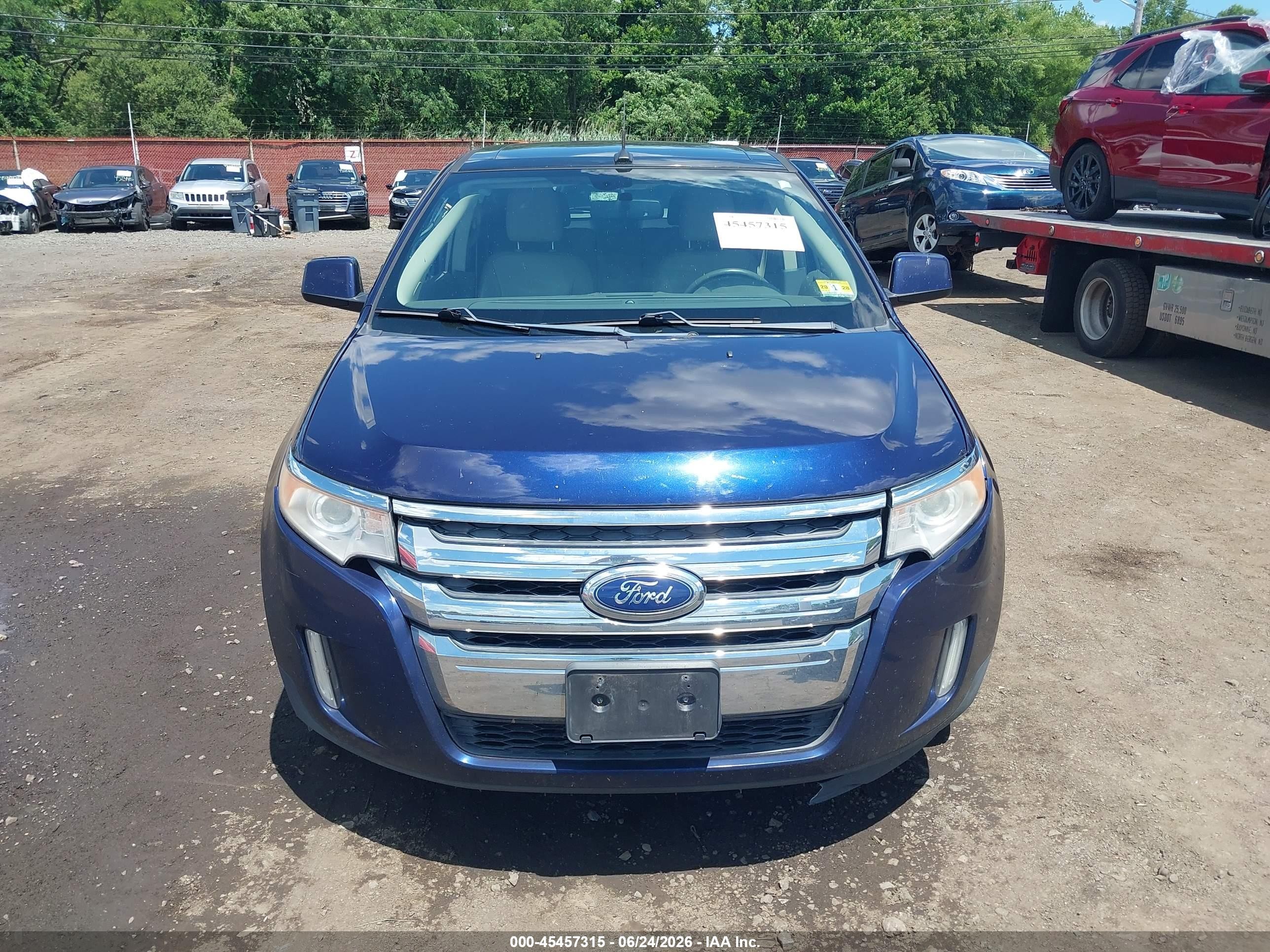 2011 Ford Edge Limited Dark Blue vin: 2FMDK4KC6BBA01631