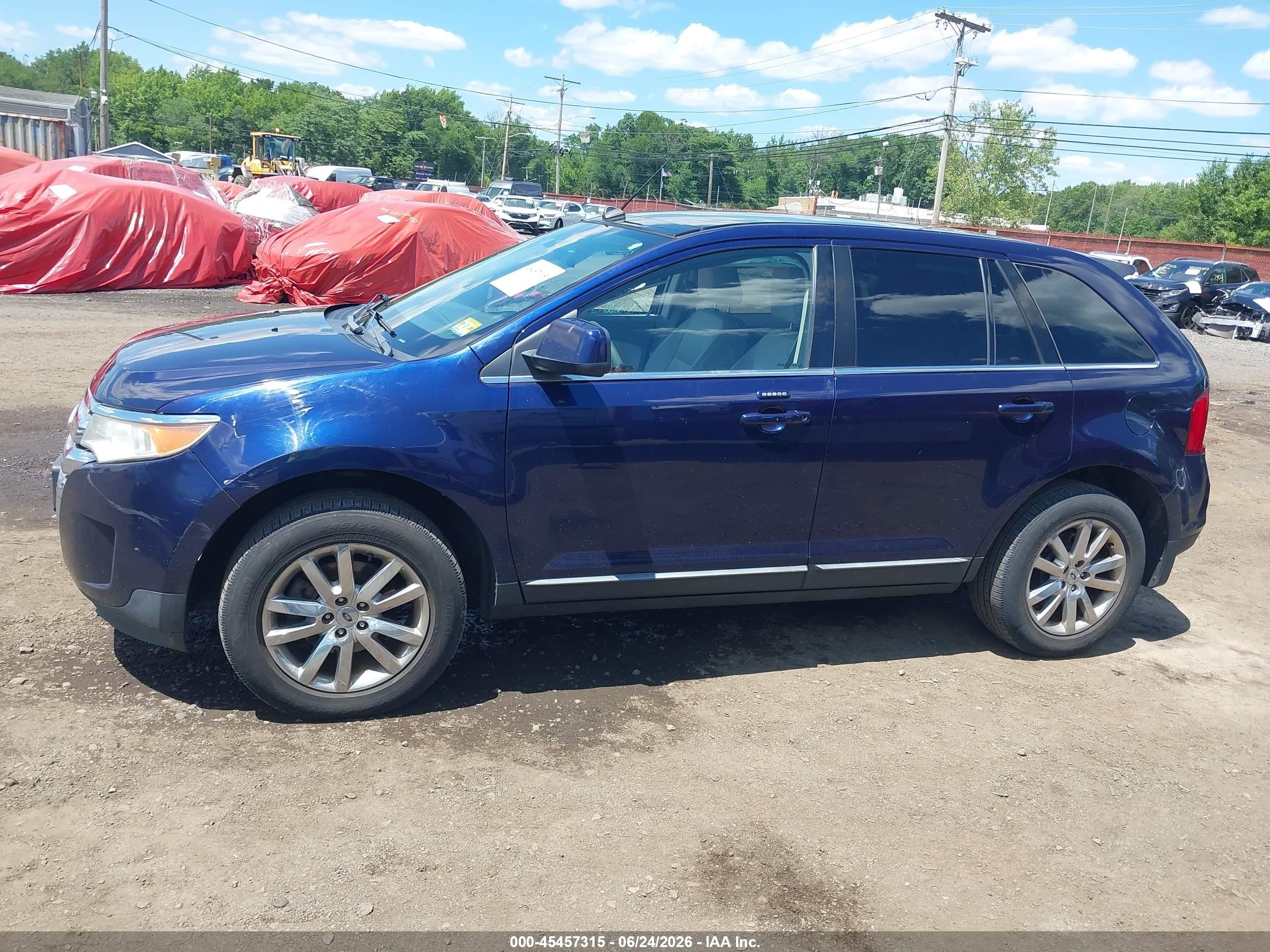 2011 Ford Edge Limited Dark Blue vin: 2FMDK4KC6BBA01631