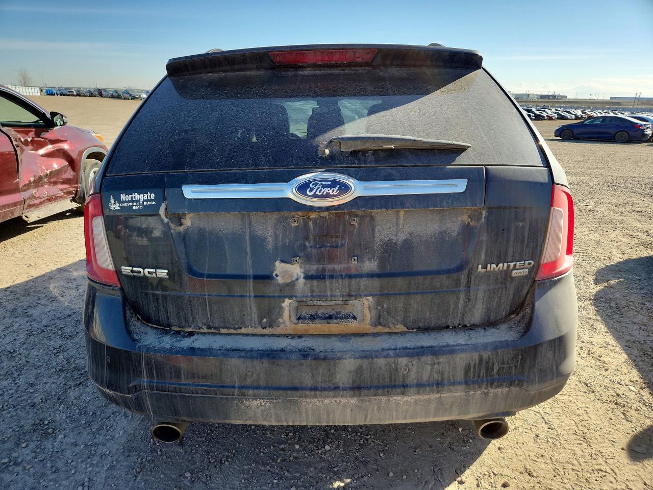 2011 Ford Edge Limited Black vin: 2FMDK4KC6BBA10135