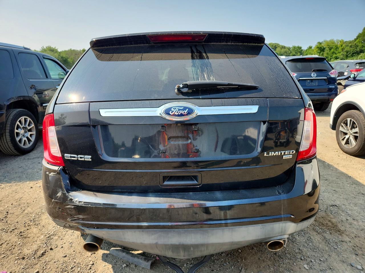 2011 Ford Edge Limited Black vin: 2FMDK4KC6BBA16842