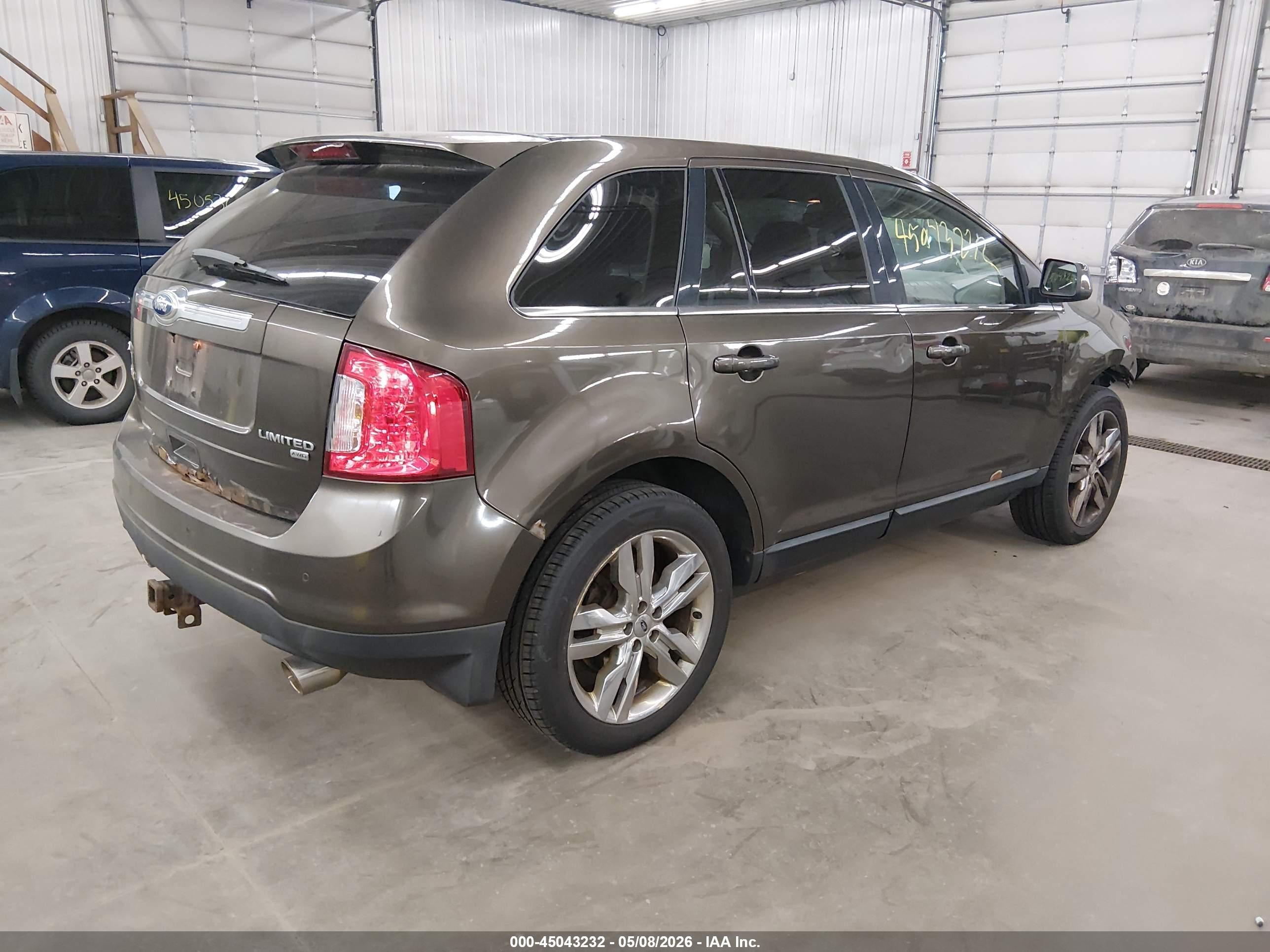 2011 Ford Edge Limited Brown vin: 2FMDK4KC6BBA31325