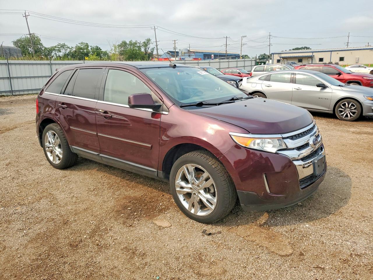 2011 Ford Edge Limited Purple vin: 2FMDK4KC6BBA33141